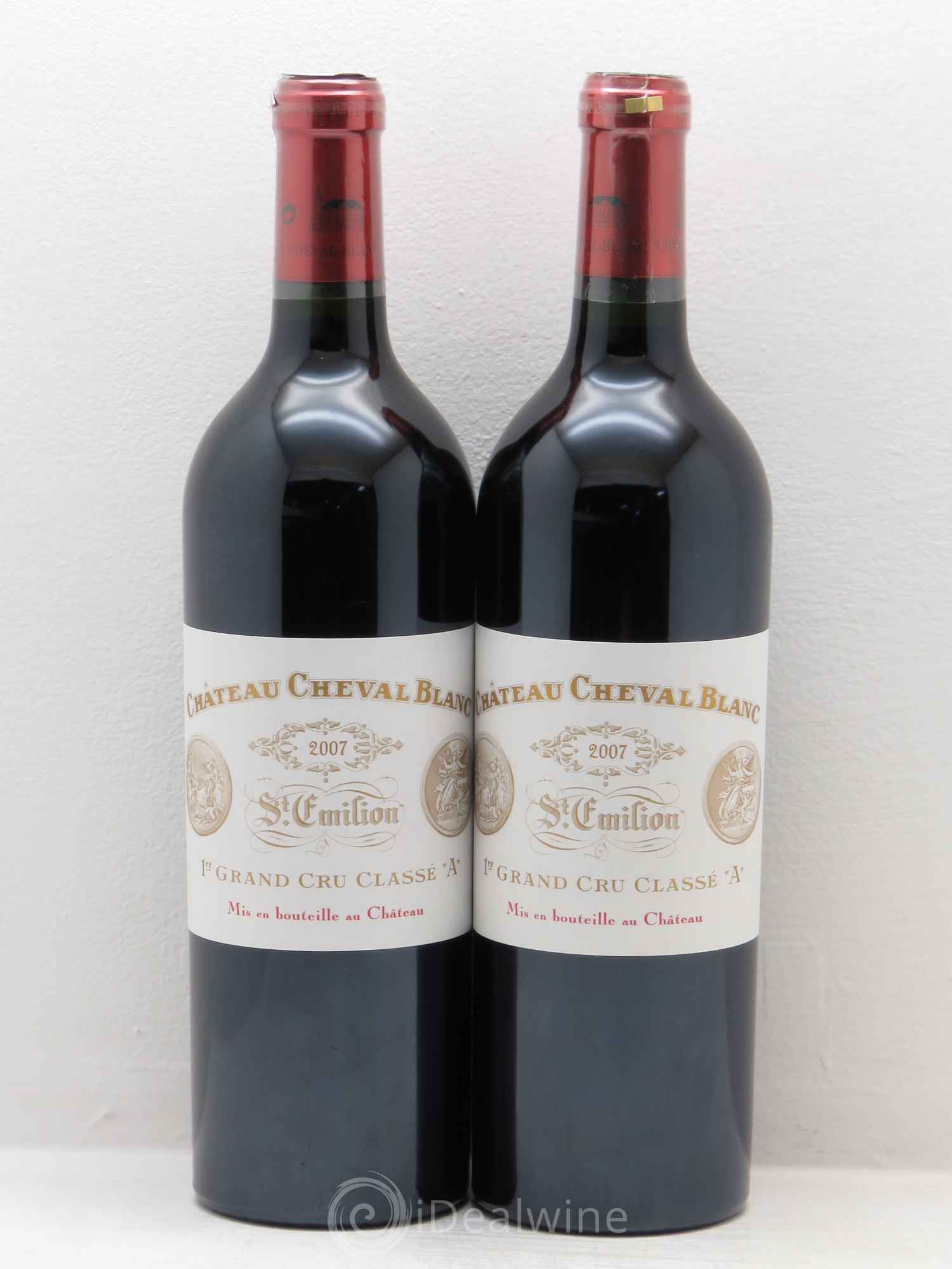 Château Cheval Blanc 1er Grand Cru Classé A 2007 - Lot de 2 bouteilles - 0