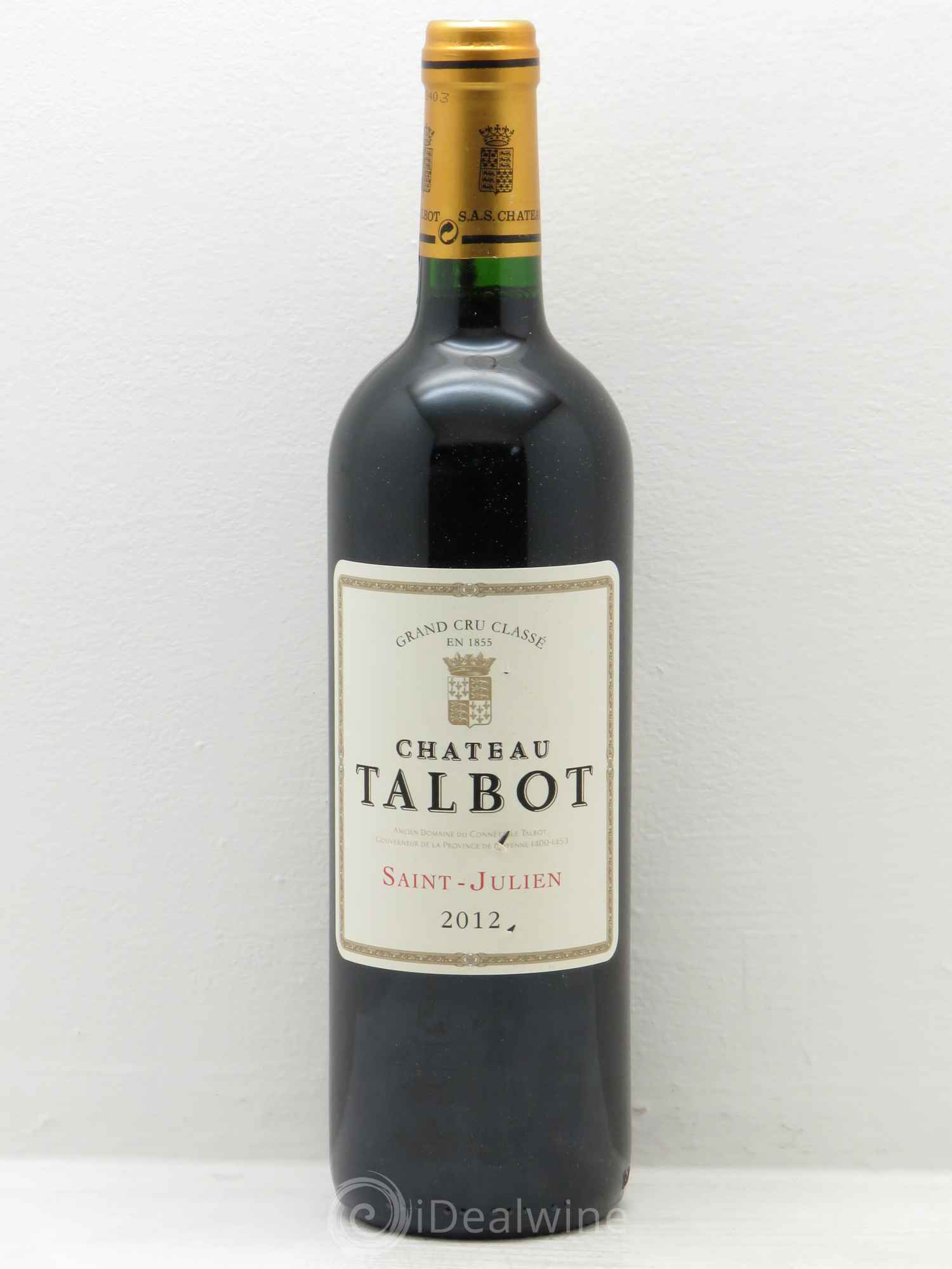 Château Talbot 4ème Grand Cru Classé 2012 - Lot de 6 bouteilles - 0