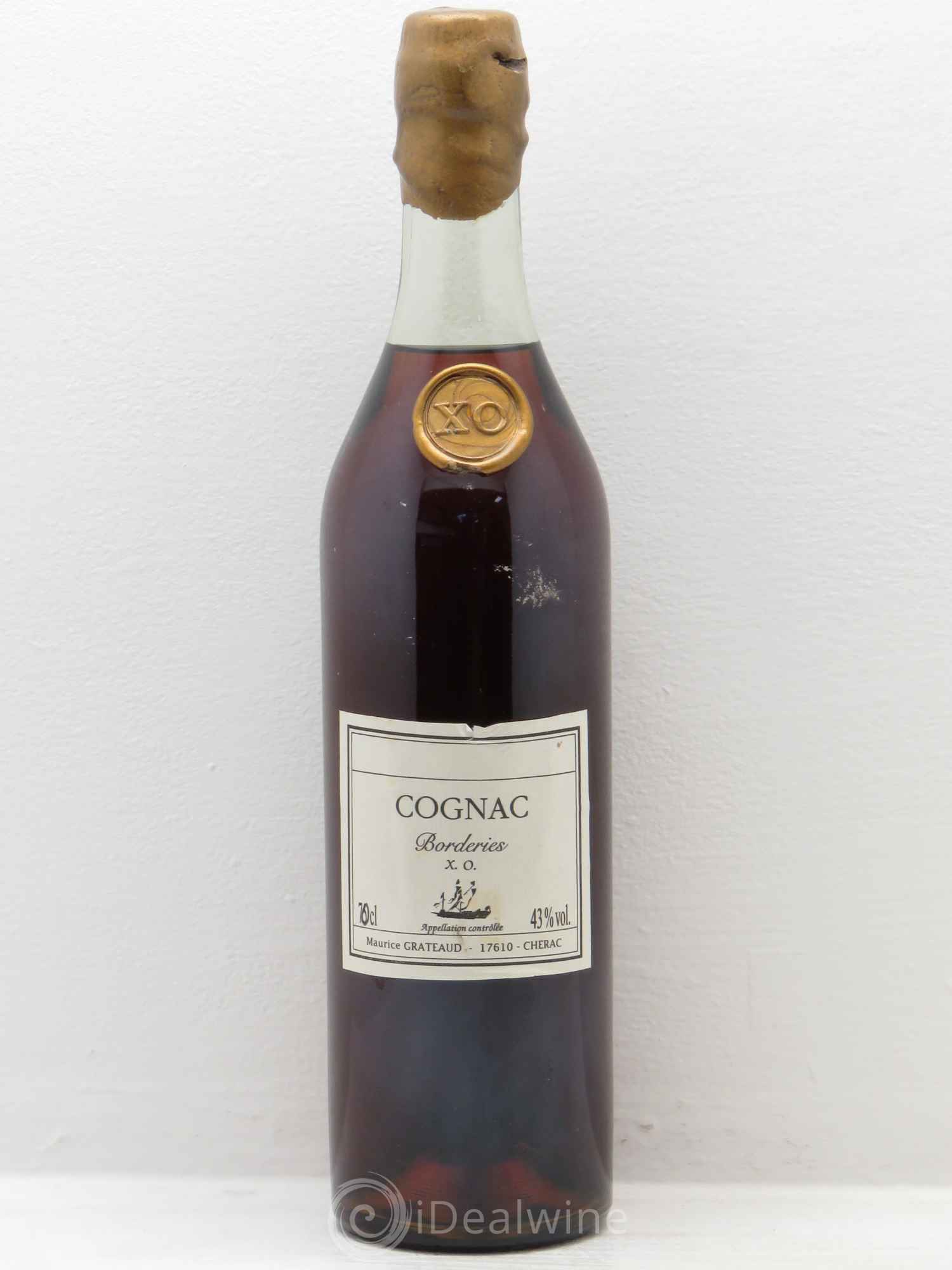 Cognac Borderies XO Maurice Grateaud Cherac - Posten von 1 Flasche - 0