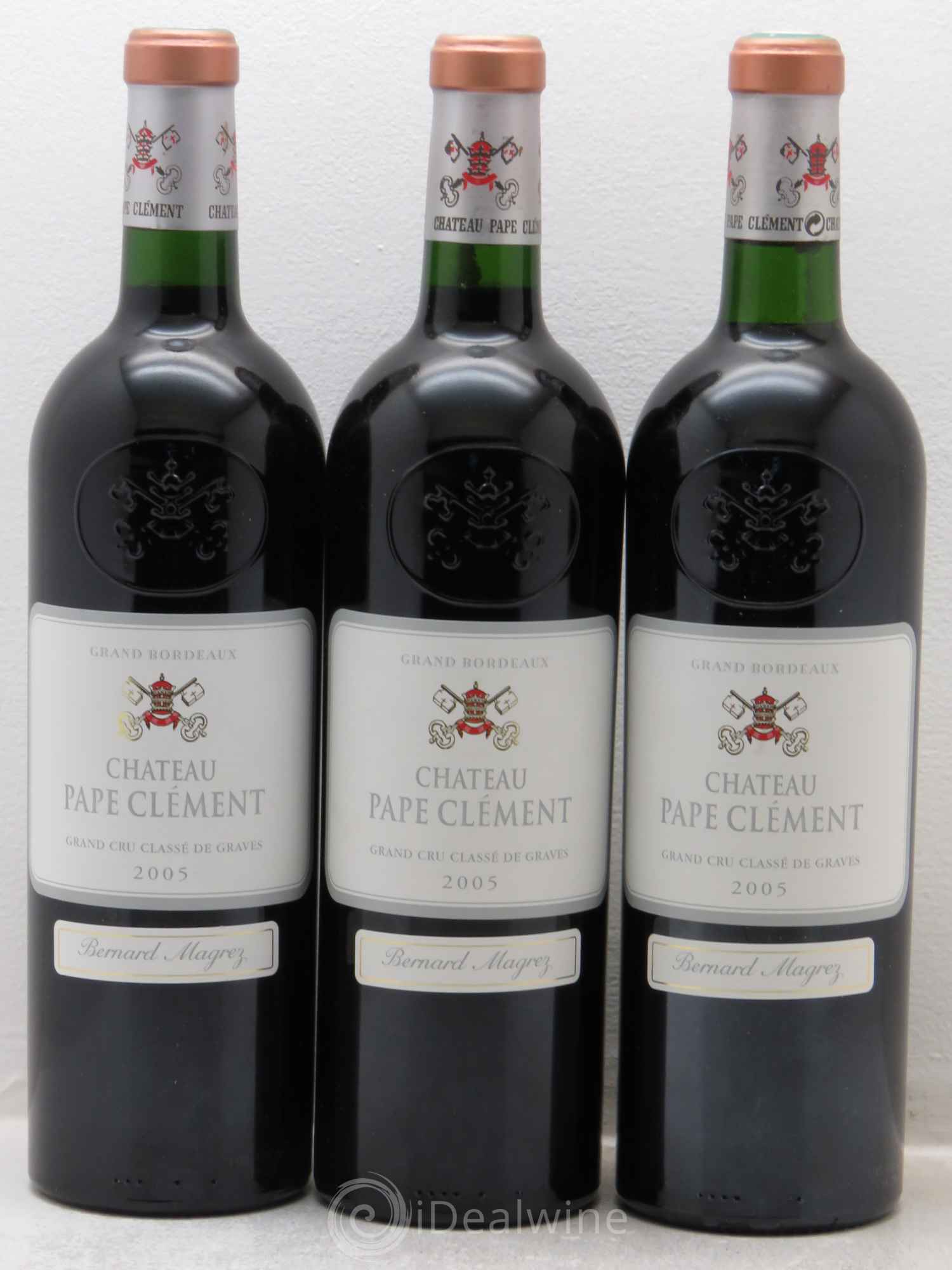 Château Pape Clément Cru Classé de Graves 2005 - Lot de 3 bouteilles - 0
