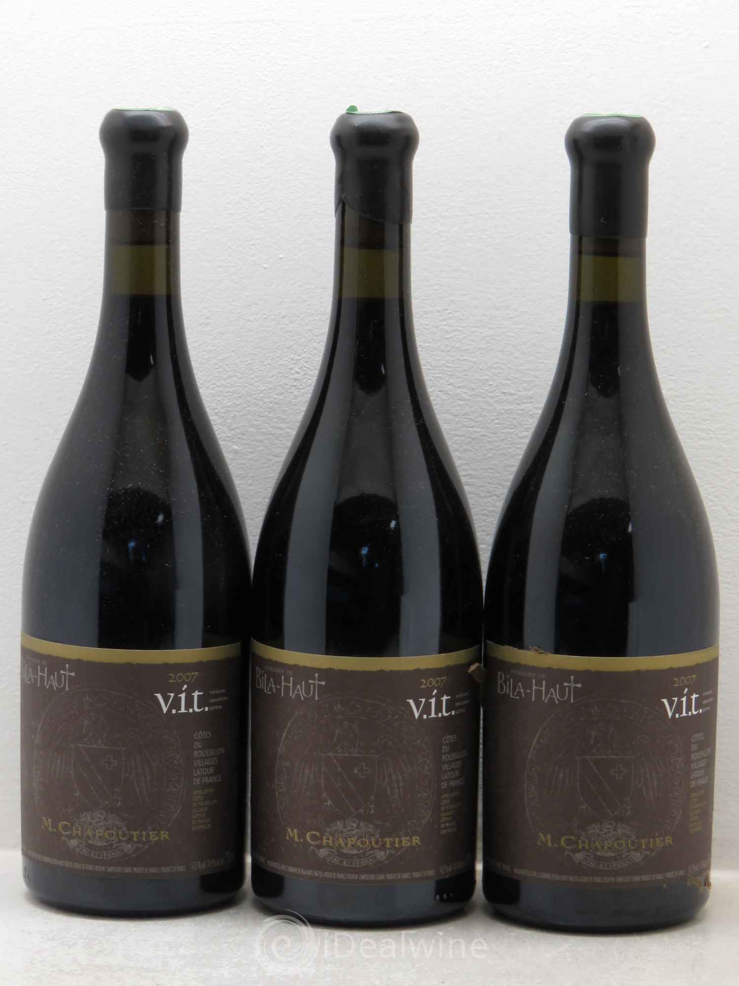 Côtes du Roussillon Vit Chapoutier Bila Haut 2007 - Posten von 3 Flaschen - 0