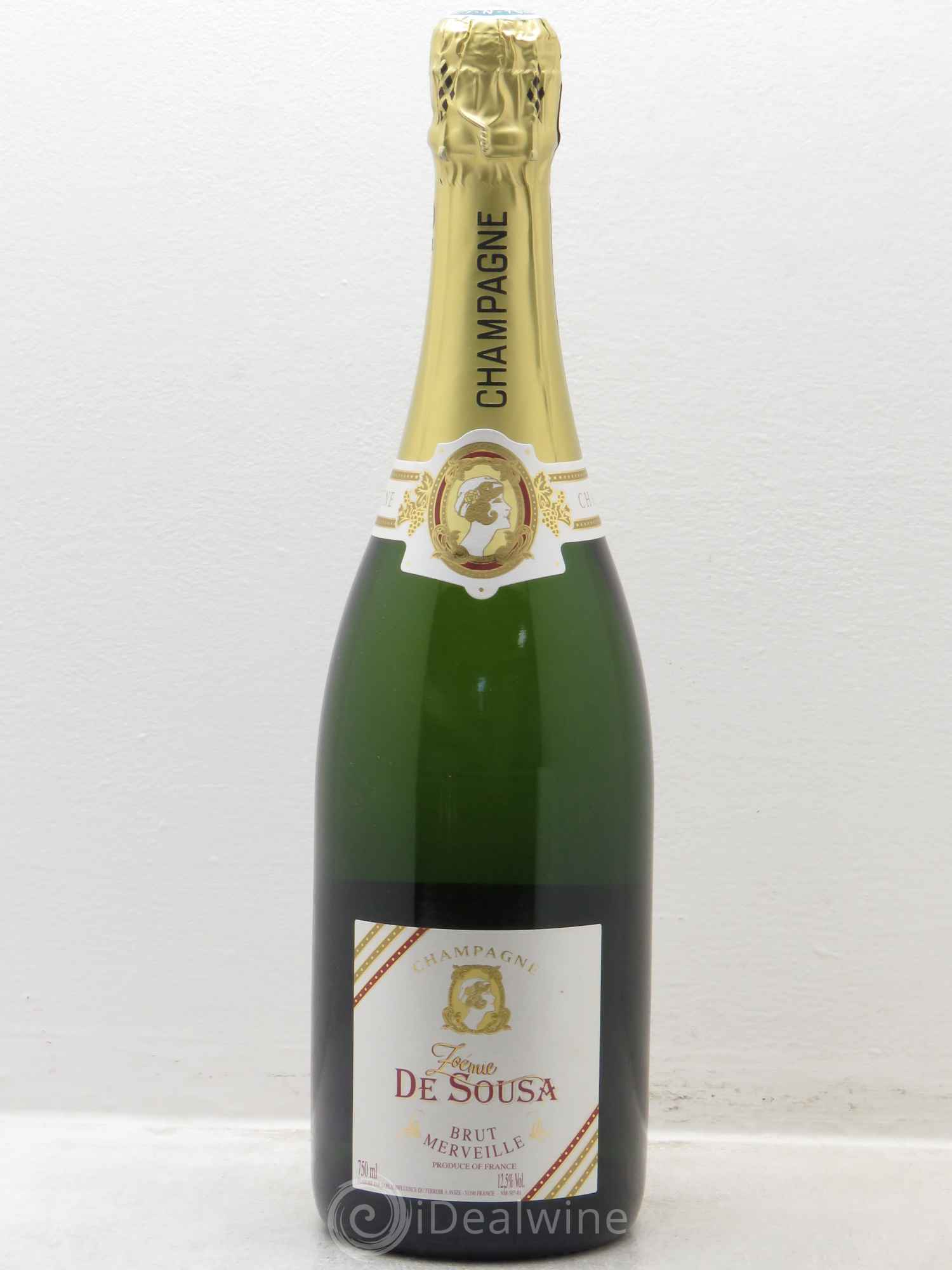 Champagne Zoemie de Souza Brut Merveille - Posten von 6 Flaschen - 0