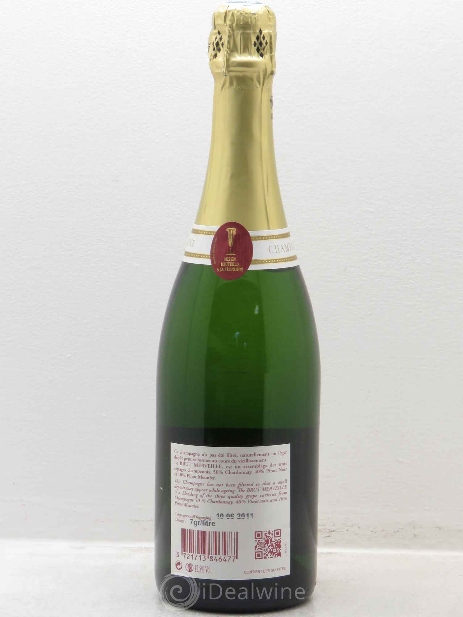 Champagne Zoemie de Souza Brut Merveille - Posten von 6 Flaschen - 1