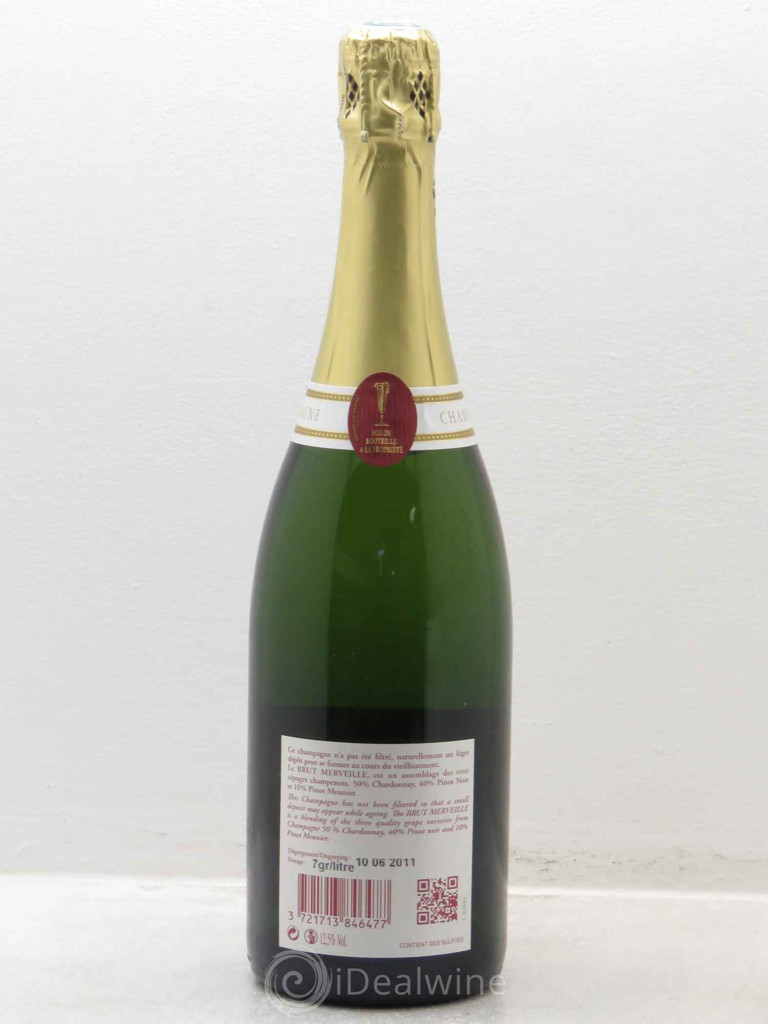 Champagne Zoemie de Souza Brut Merveille - Posten von 1 Flasche - 1