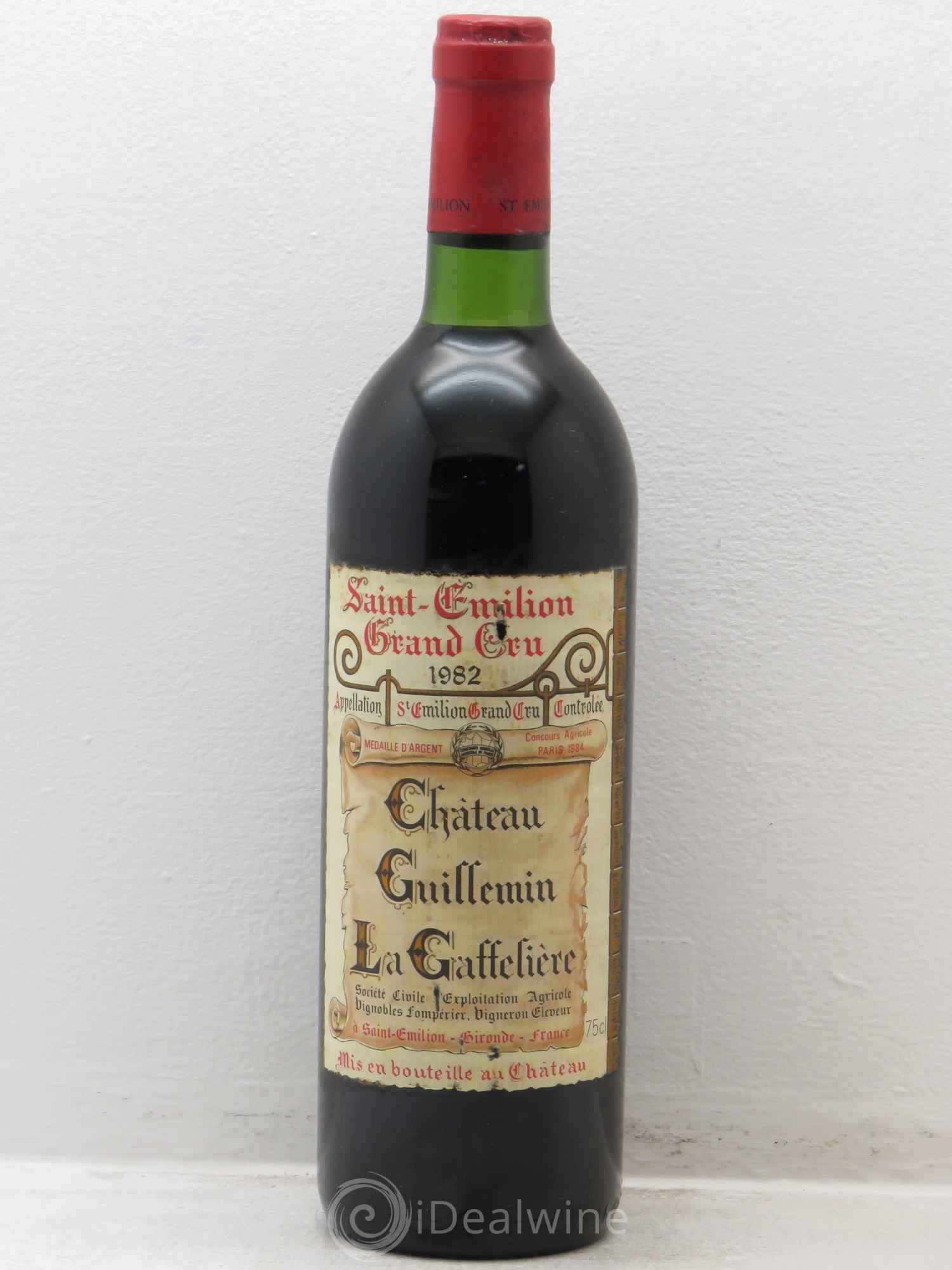 Saint-Émilion Château Guillemin La Gaffelière 1982 - Posten von 1 Flasche - 0