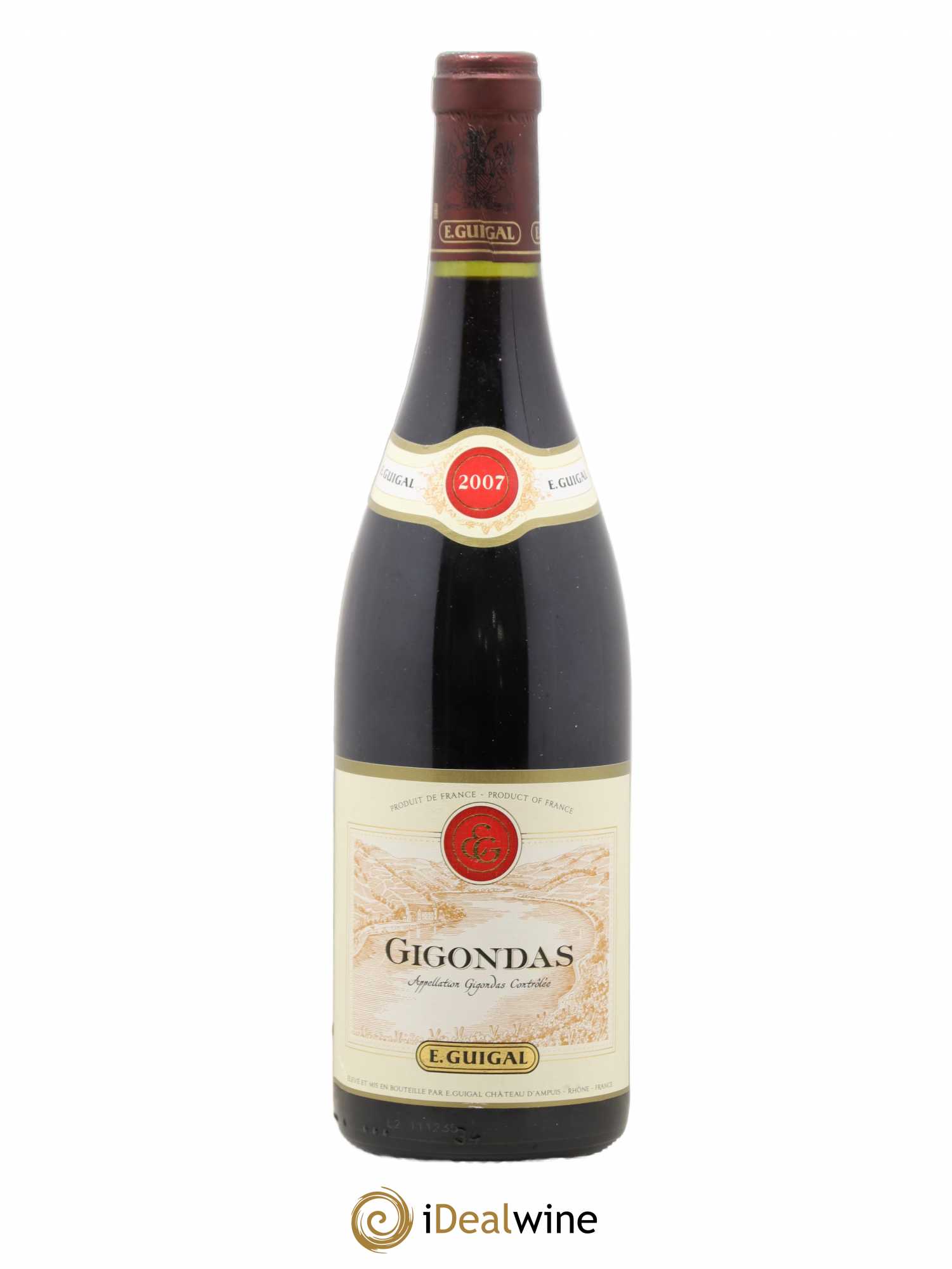 Gigondas Guigal 2007 - Lot de 1 bouteille - 0
