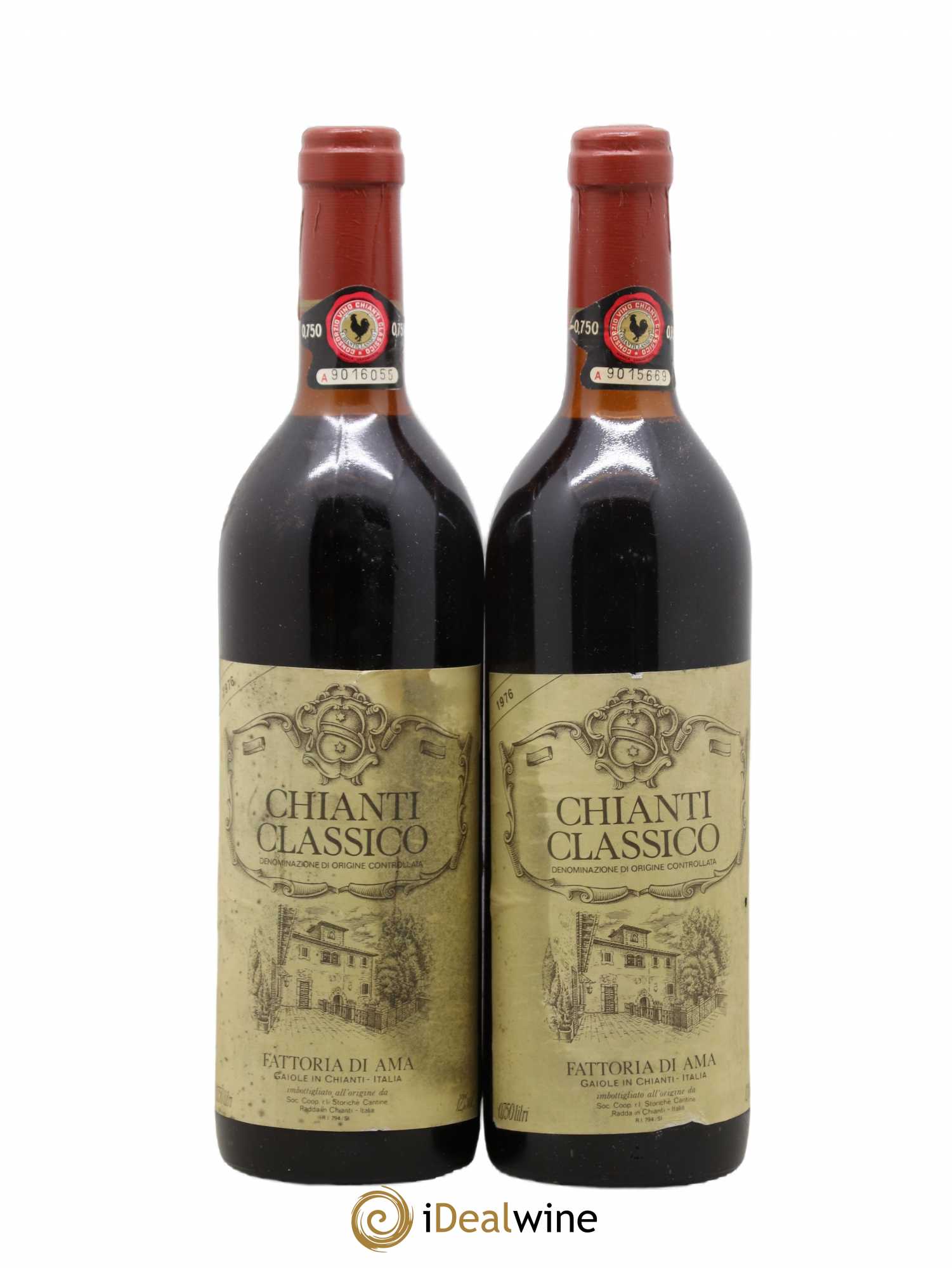 Chianti Classico DOCG Di Ama 1976 - Lot of 2 bottles - 0