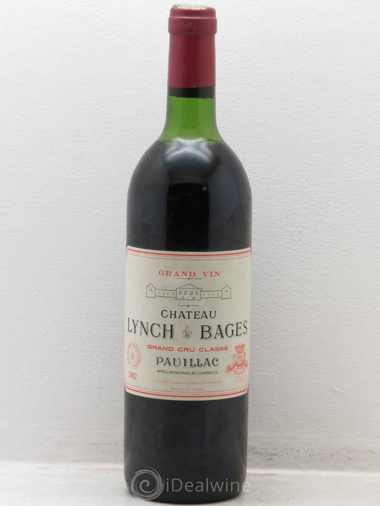 Château Lynch Bages 5ème Grand Cru Classé 1982 - Lot de 1 bouteille - 0