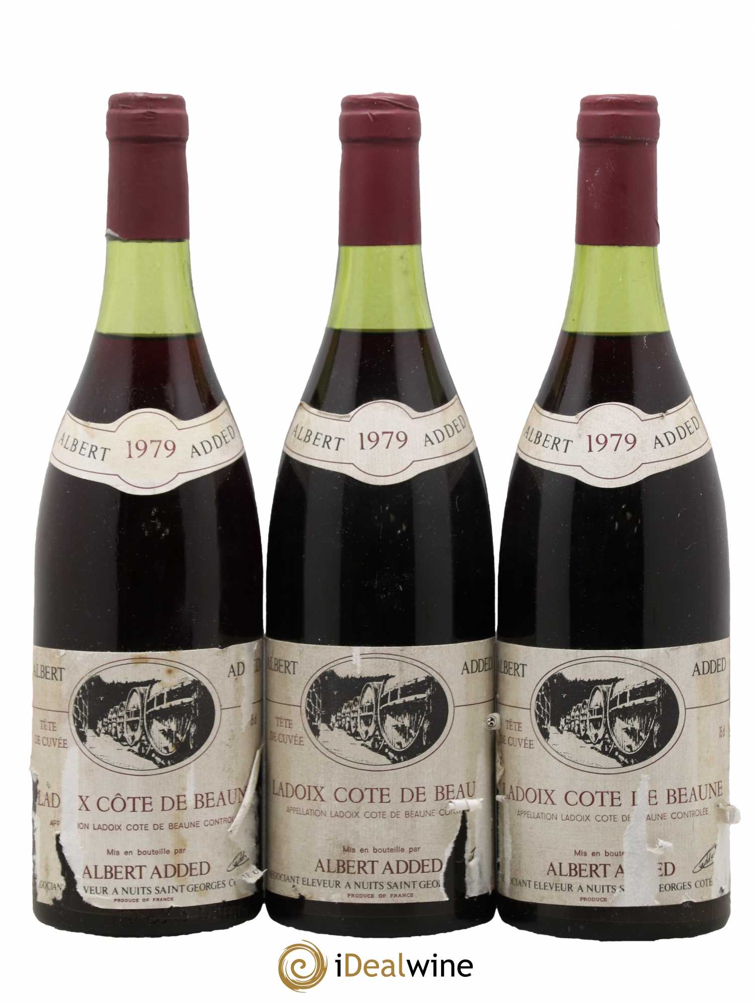 Ladoix Albert Added 1979 - Posten von 3 Flaschen - 0