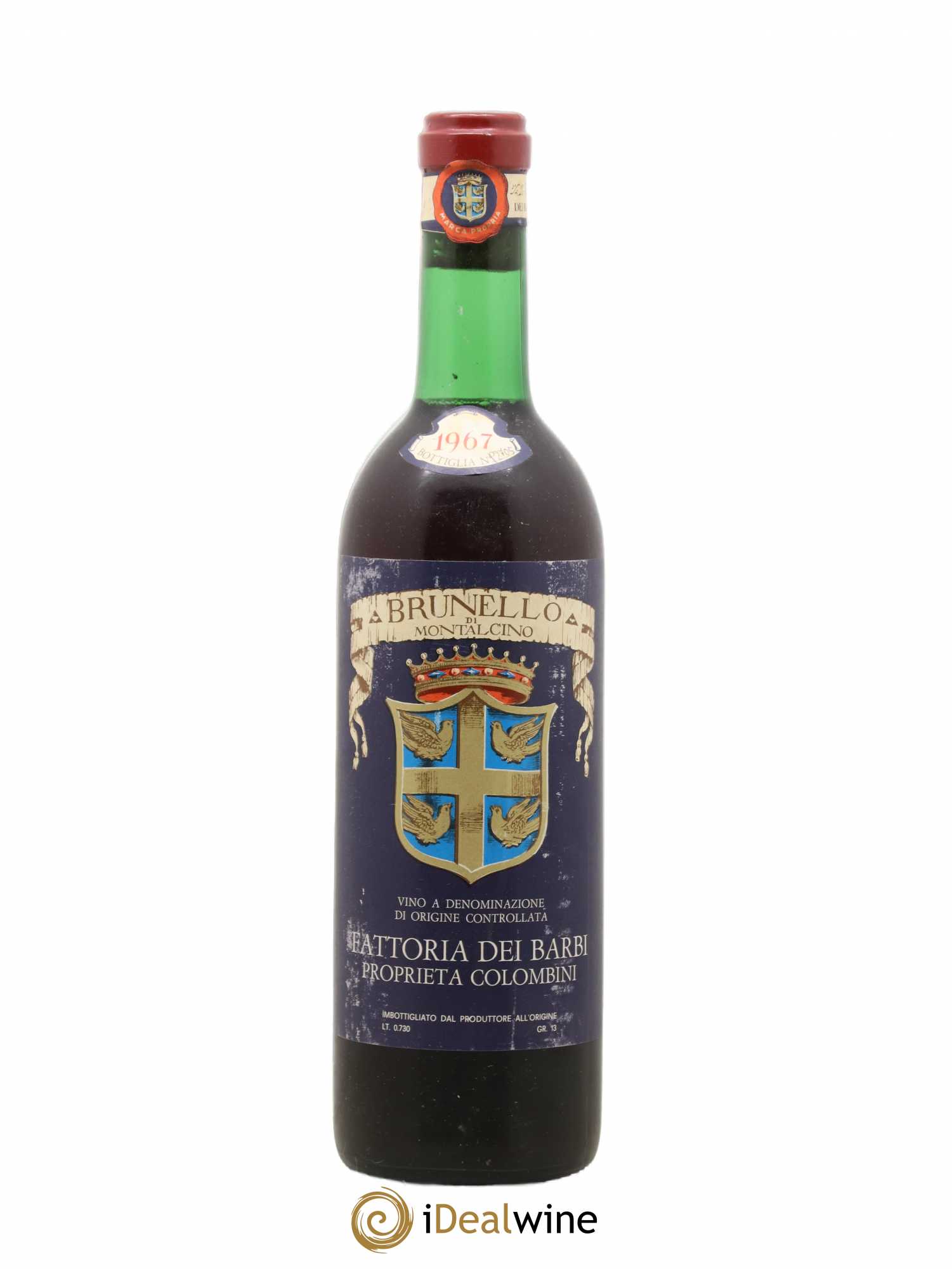 Brunello di Montalcino Colombini Barbi 1967 - Lot de 1 bouteille - 0