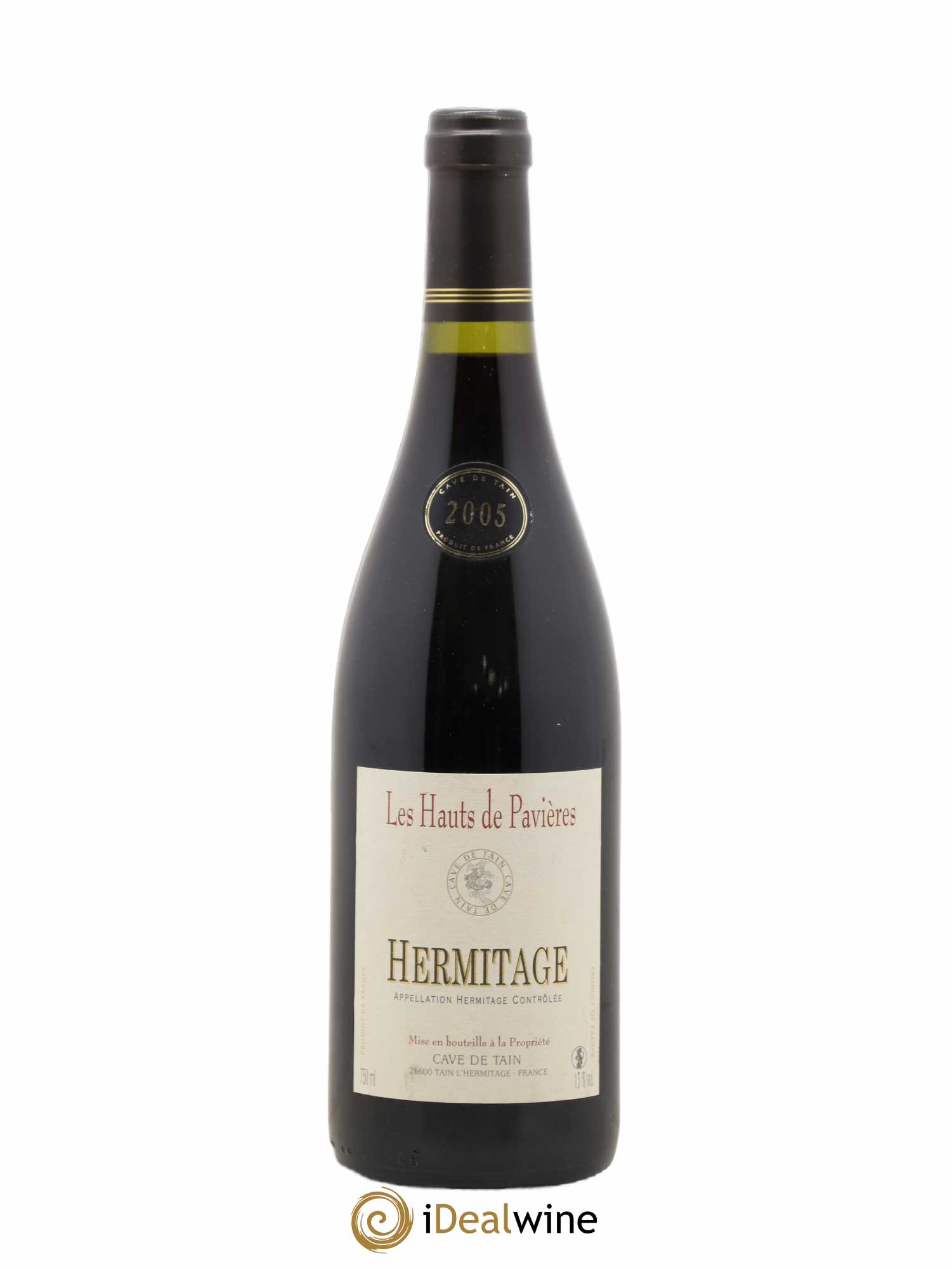 Hermitage Les Hauts De Pavieres Cave De Tain 2005 - Posten von 1 Flasche - 0