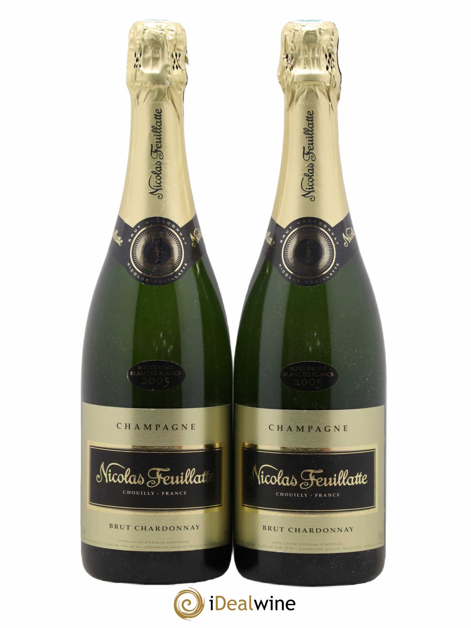Blanc de Blancs Nicolas Feuillate 2005 - Lot de 2 bouteilles - 0