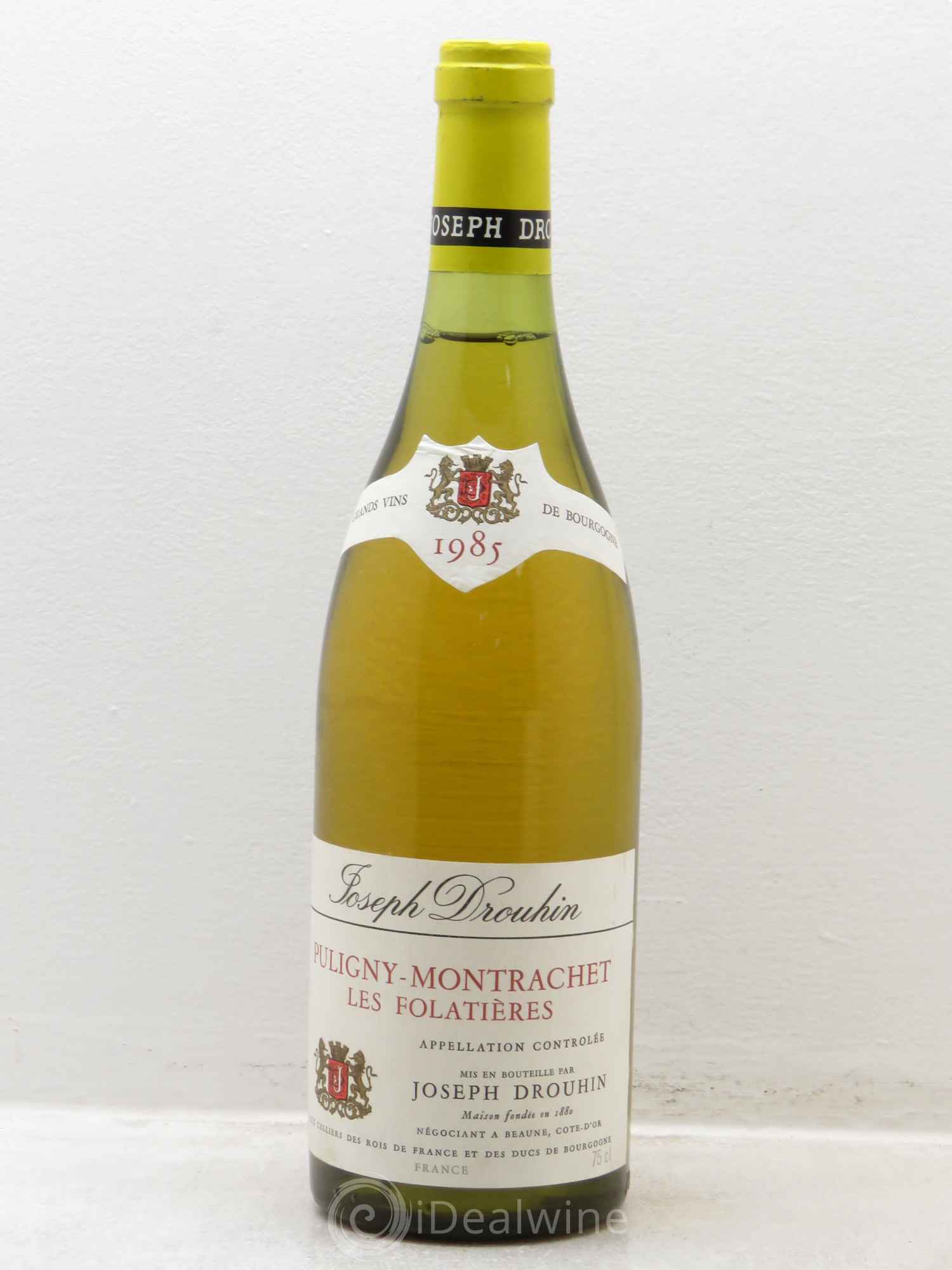 Puligny-Montrachet 1er Cru Folatières Joseph Drouhin 1985 - Lot de 1 bouteille - 0