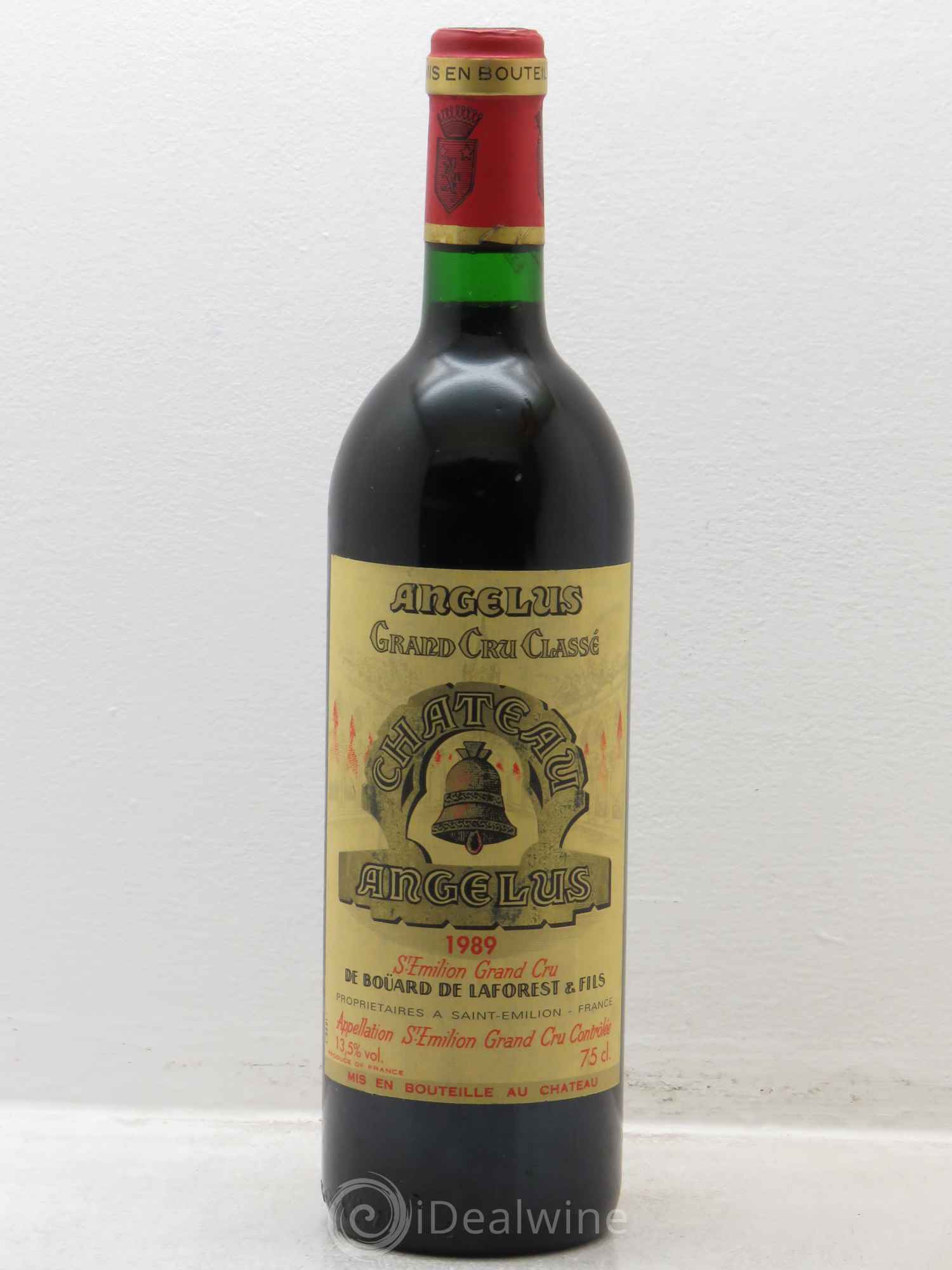 Château Angélus 1er Grand Cru Classé A 1989 - Lot de 1 bouteille - 0