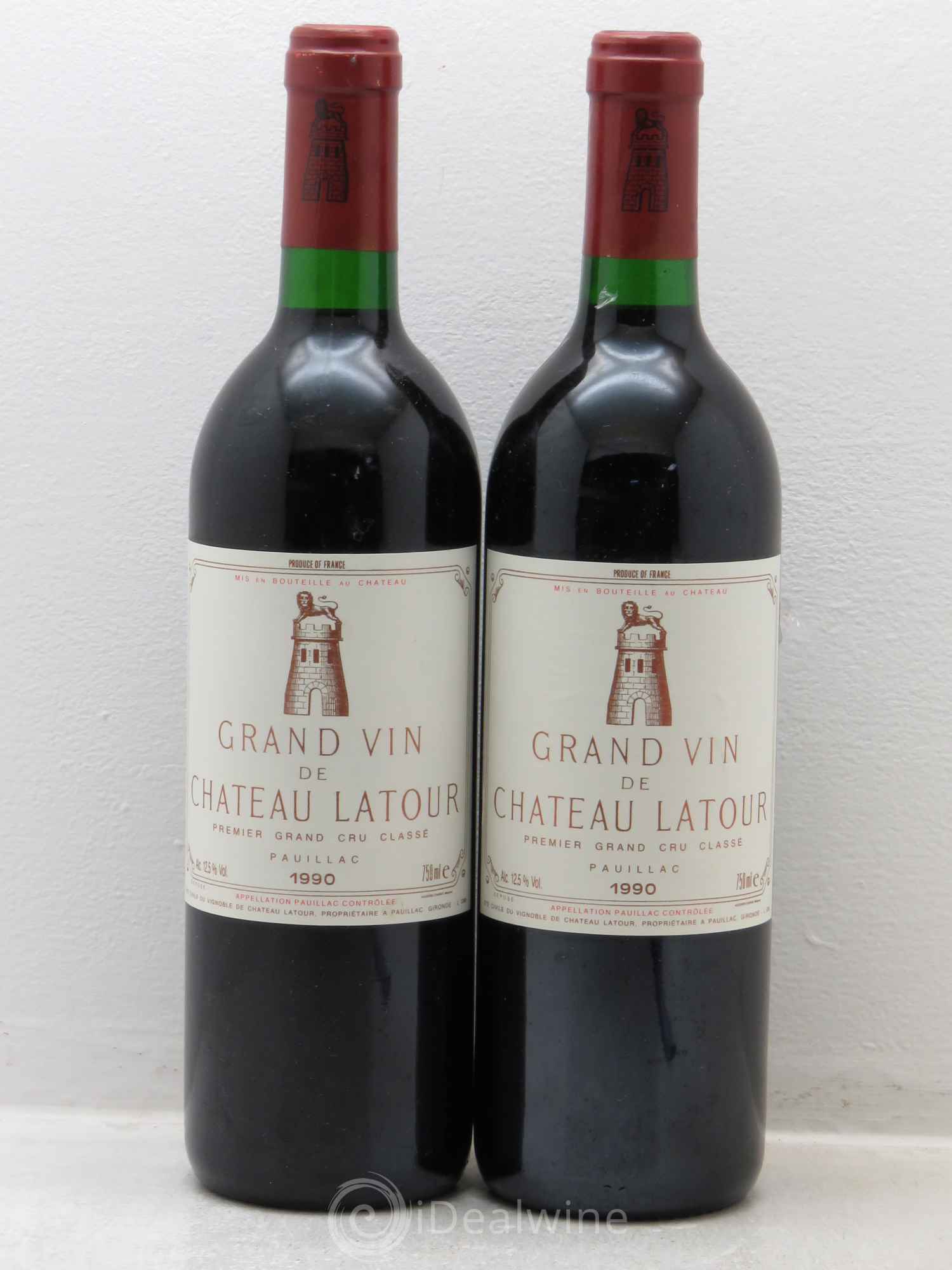 Château Latour 1er Grand Cru Classé 1990 - Lot de 2 bouteilles - 0