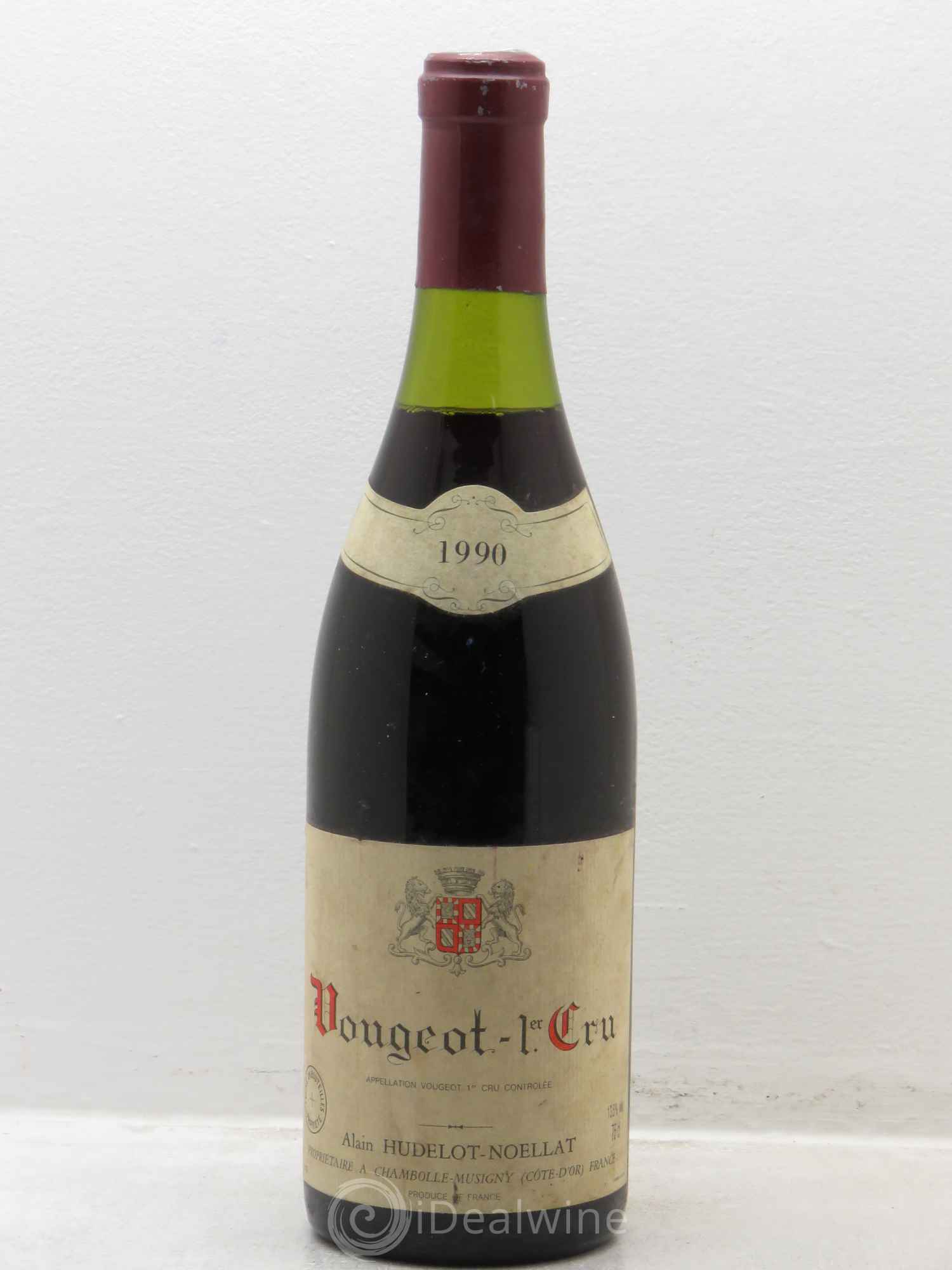 Vougeot 1er Cru Hudelot-Noellat 1990 - Posten von 1 Flasche - 0