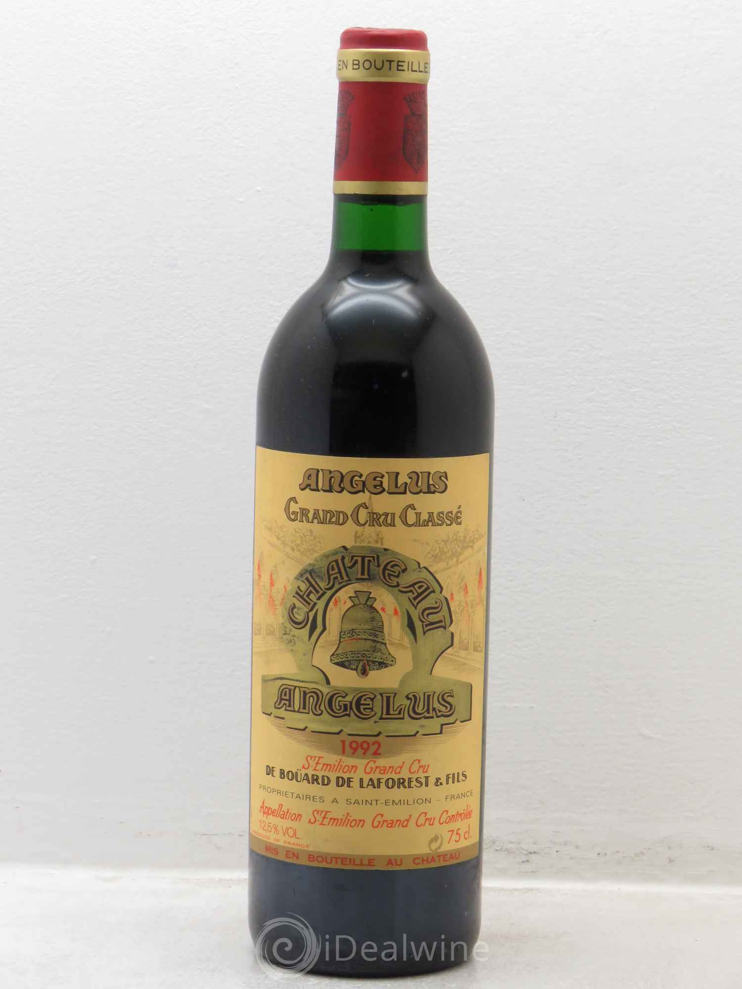 Château Angélus 1er Grand Cru Classé A 1992 - Lot de 1 bouteille - 0