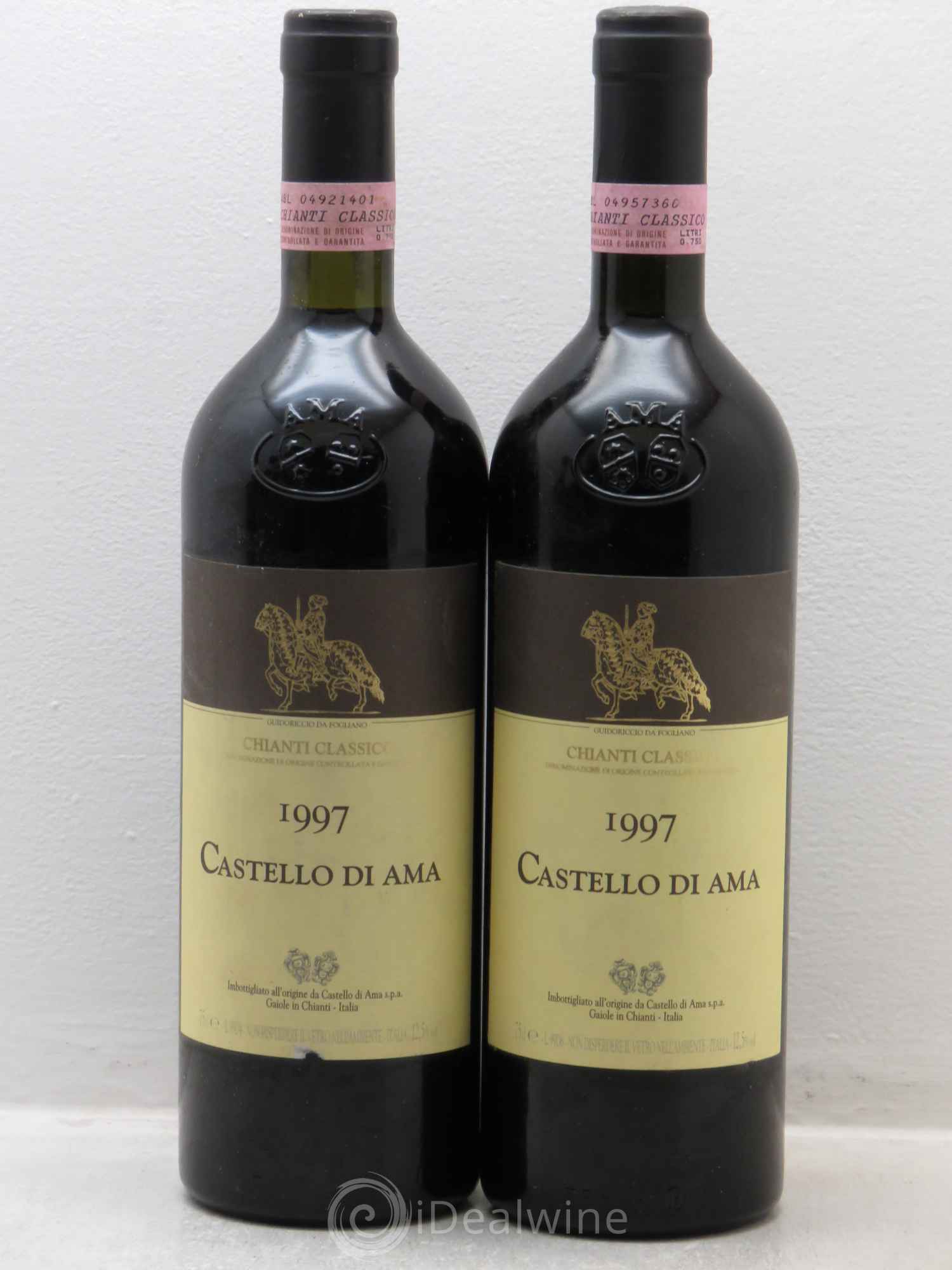 Chianti Classico DOCG Castello di Ama 1997 - Lot de 2 bouteilles - 0