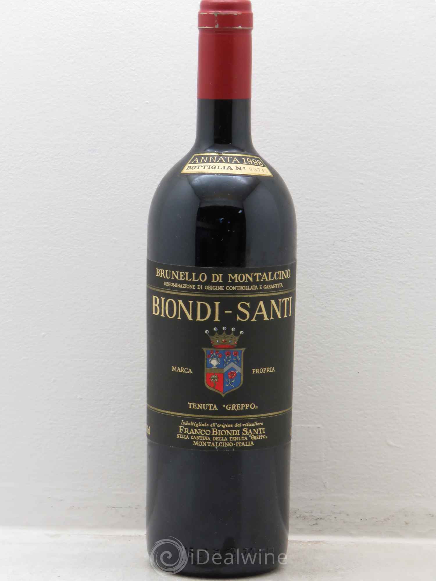 Brunello di Montalcino Biondi Santi 1998 - Posten von 1 Flasche - 0