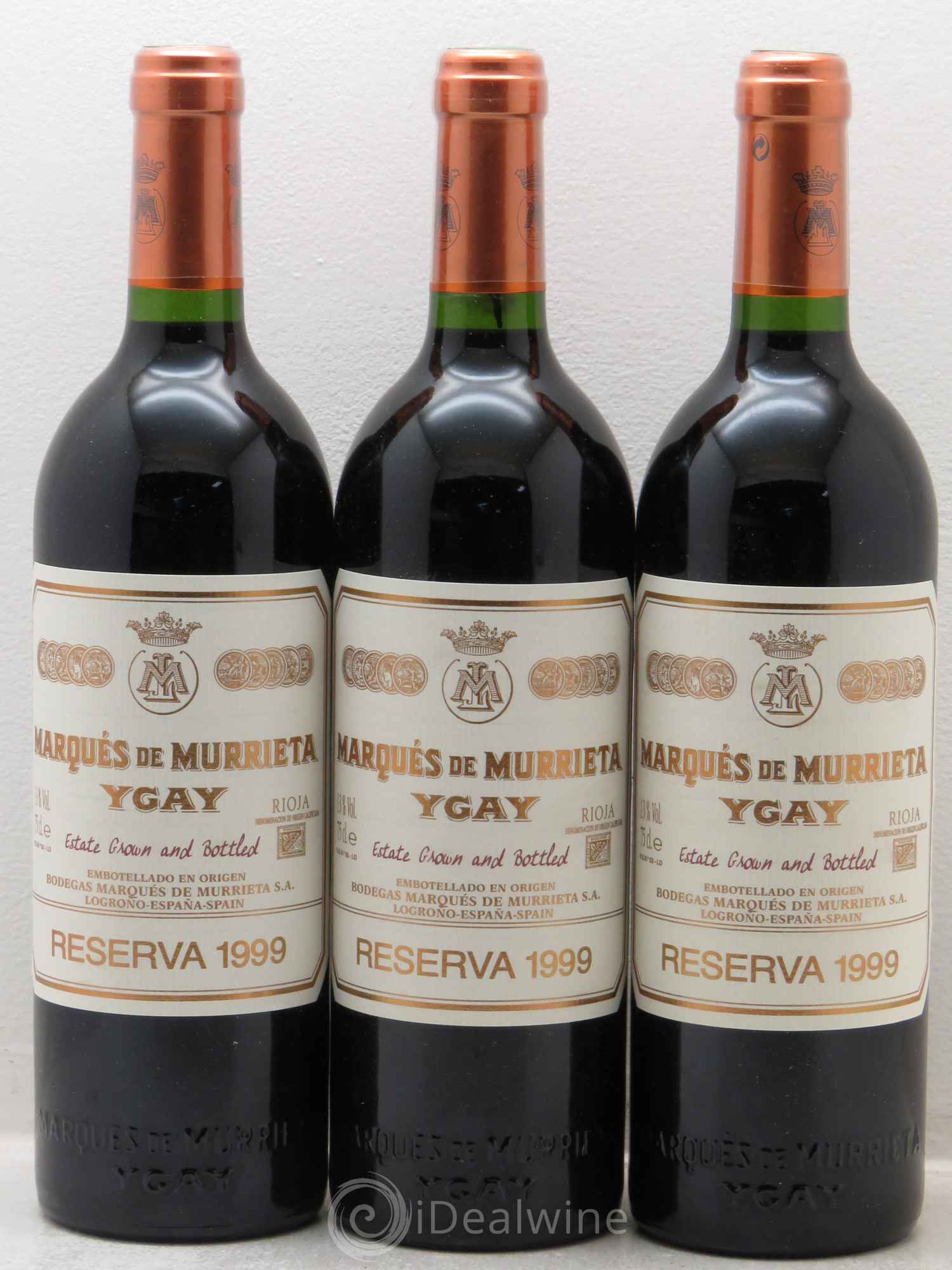Rioja DOCA Marques de Murietta Ygay 1999 - Posten von 3 Flaschen - 0