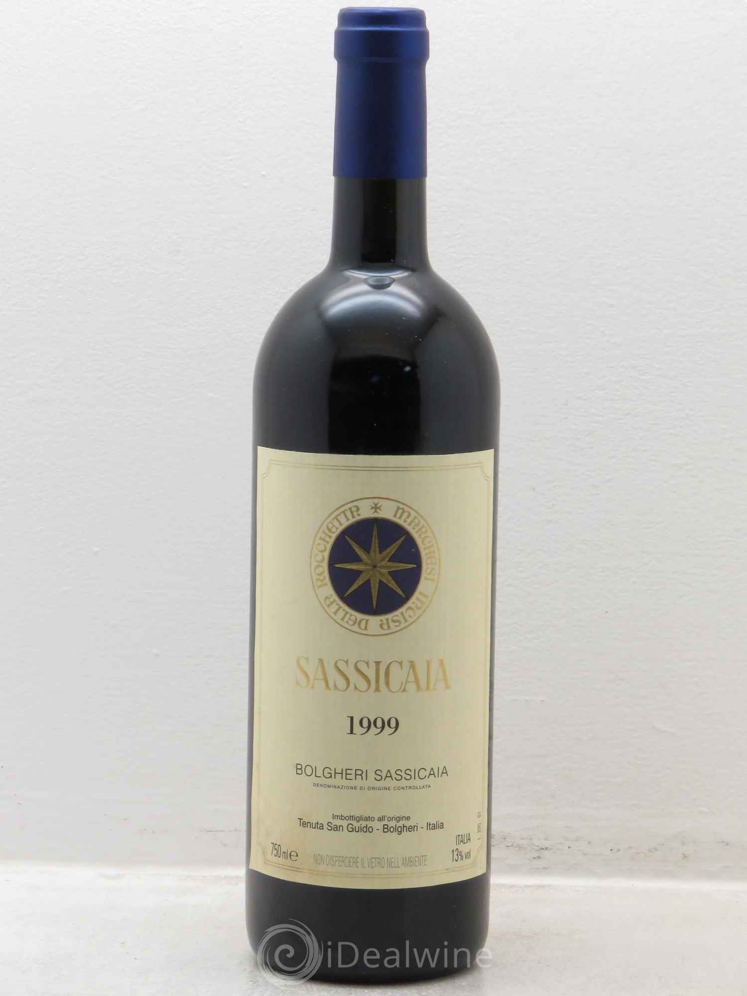 Bolgheri DOC Sassicaia Tenuta San Guido 1999 - Lot de 1 bouteille - 0