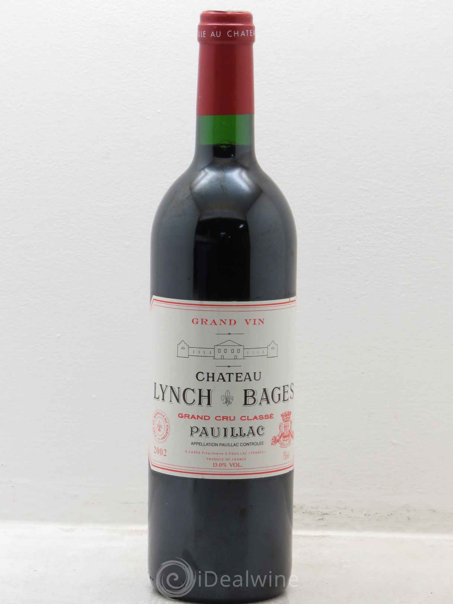 Château Lynch Bages 5ème Grand Cru Classé 2002 - Lot de 1 bouteille - 0