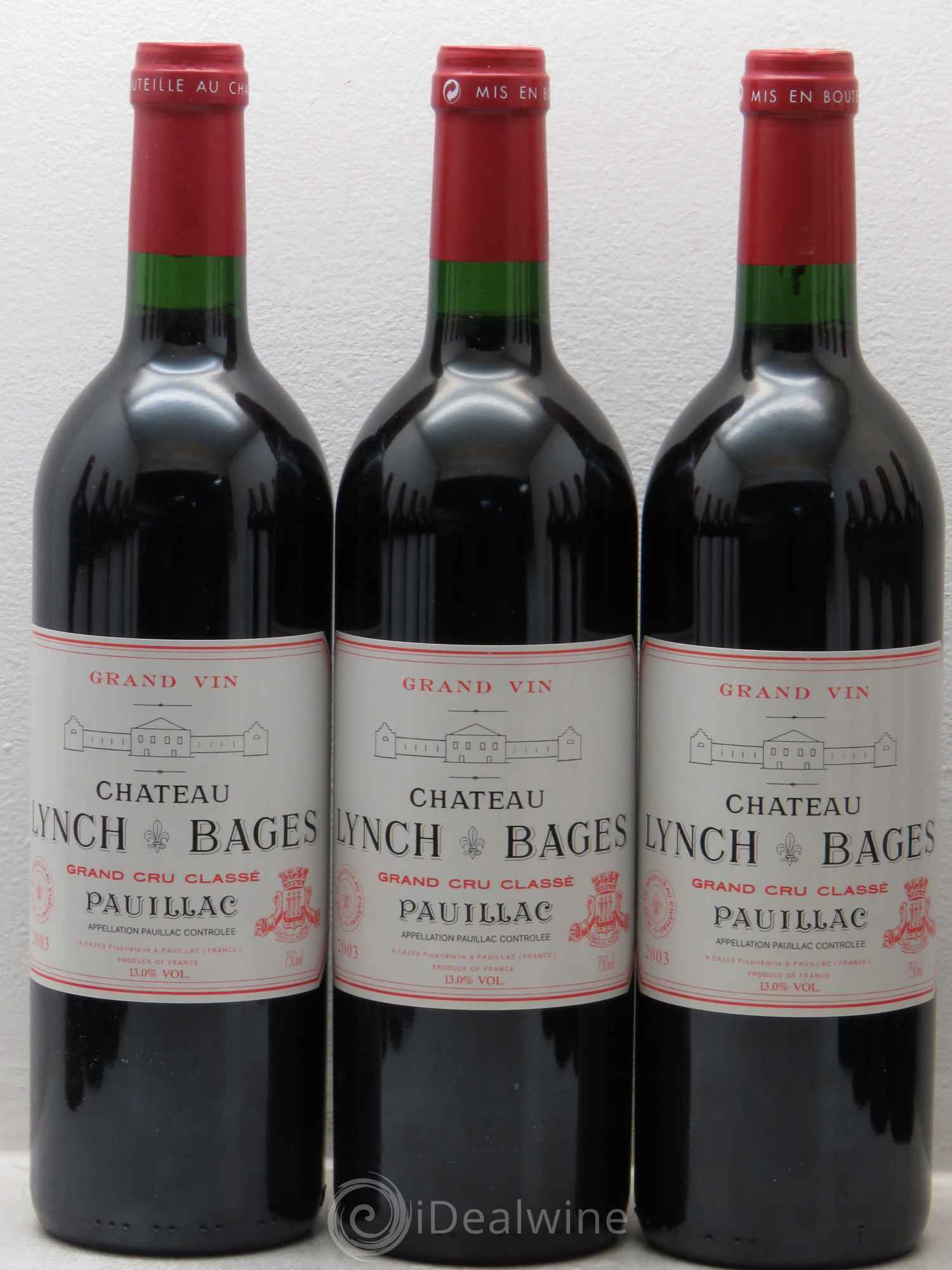 Château Lynch Bages 5ème Grand Cru Classé 2003 - Lot de 12 bouteilles - 1