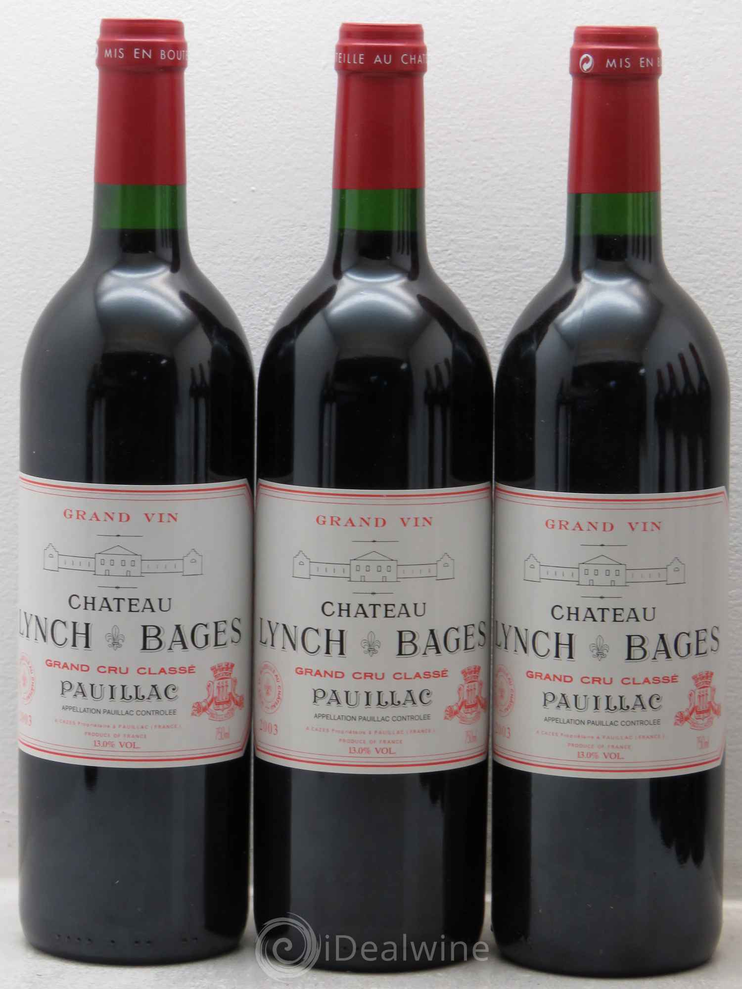 Château Lynch Bages 5ème Grand Cru Classé 2003 - Lot de 12 bouteilles - 2