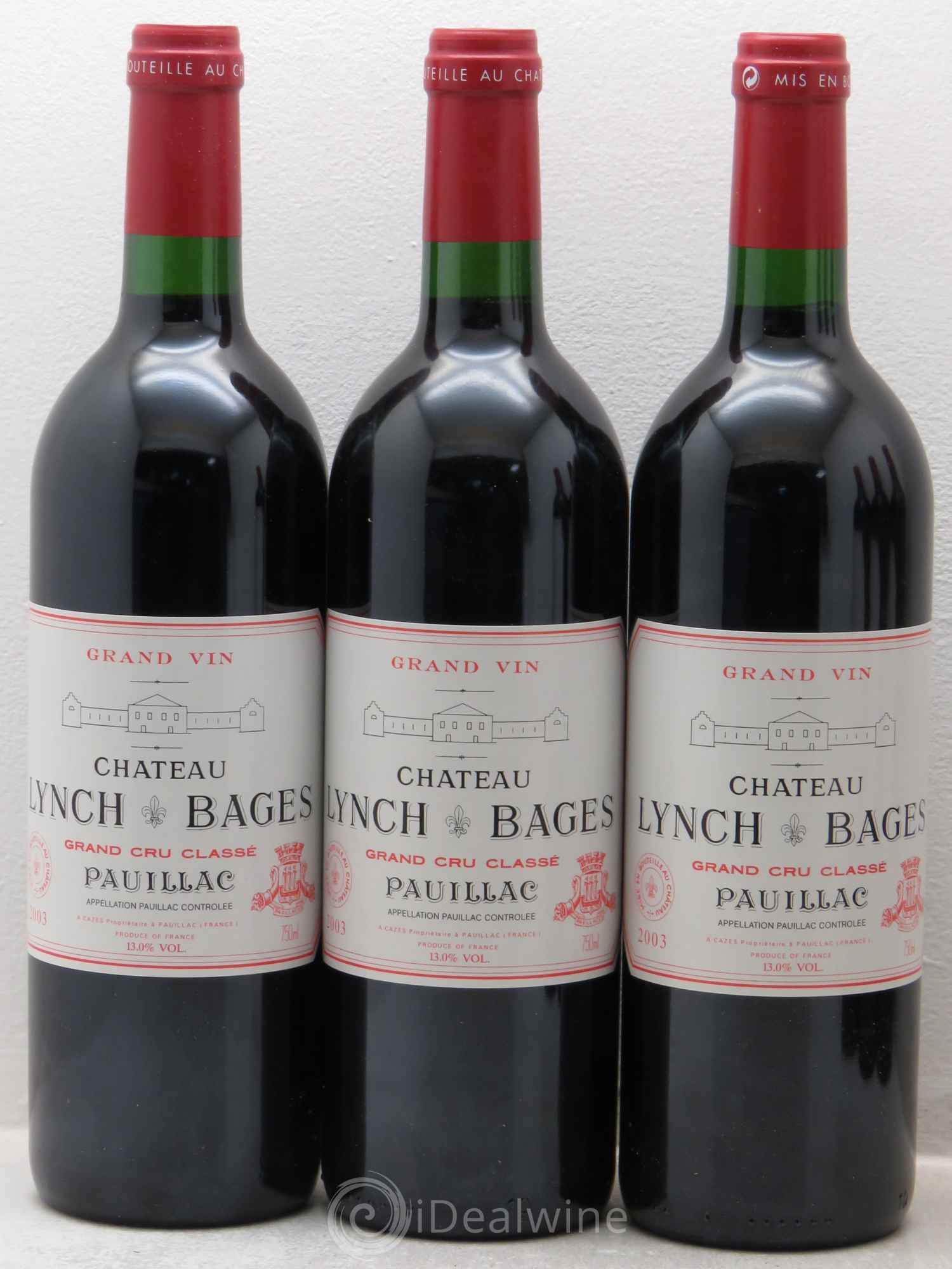 Château Lynch Bages 5ème Grand Cru Classé 2003 - Lot de 12 bouteilles - 3