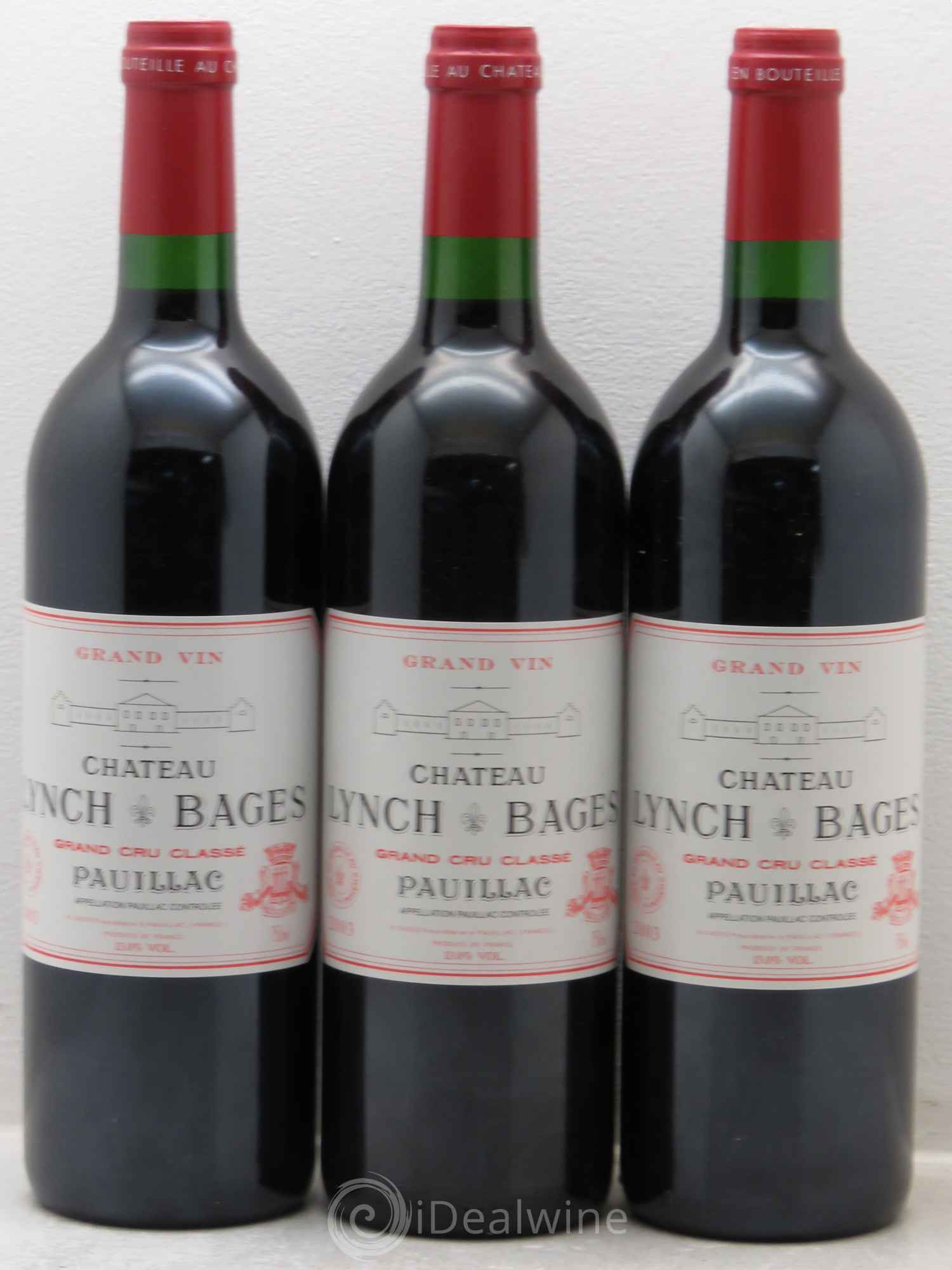 Château Lynch Bages 5ème Grand Cru Classé 2003 - Lot de 12 bouteilles - 4
