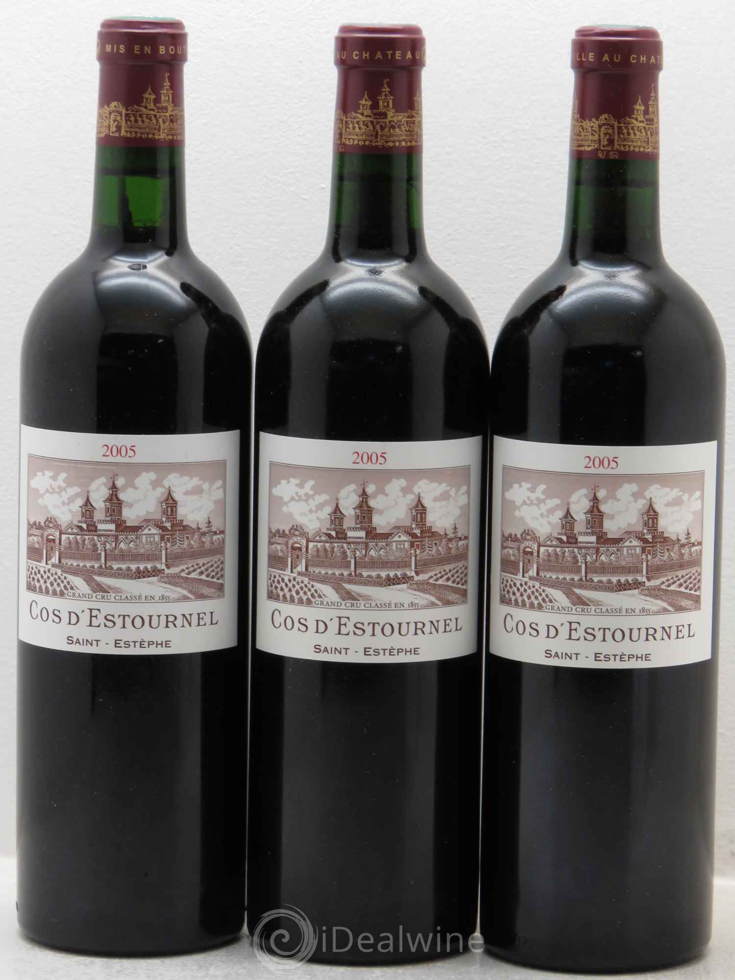 Cos d'Estournel 2ème Grand Cru Classé 2005 - Lot de 3 bouteilles - 0