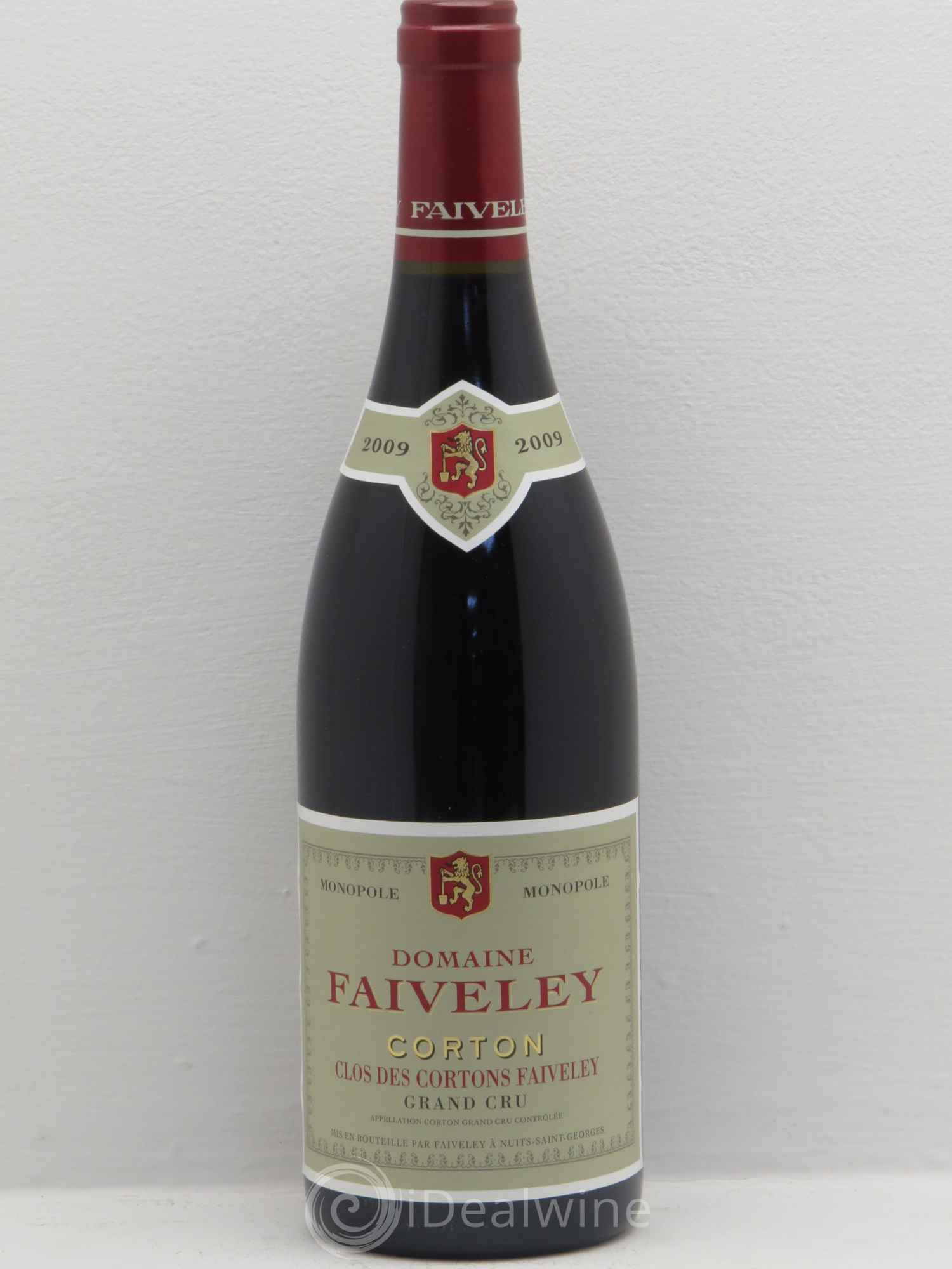 Corton Grand Cru Clos des Cortons Faiveley (sans prix de réserve) 2009 - Lot de 1 bouteille - 0