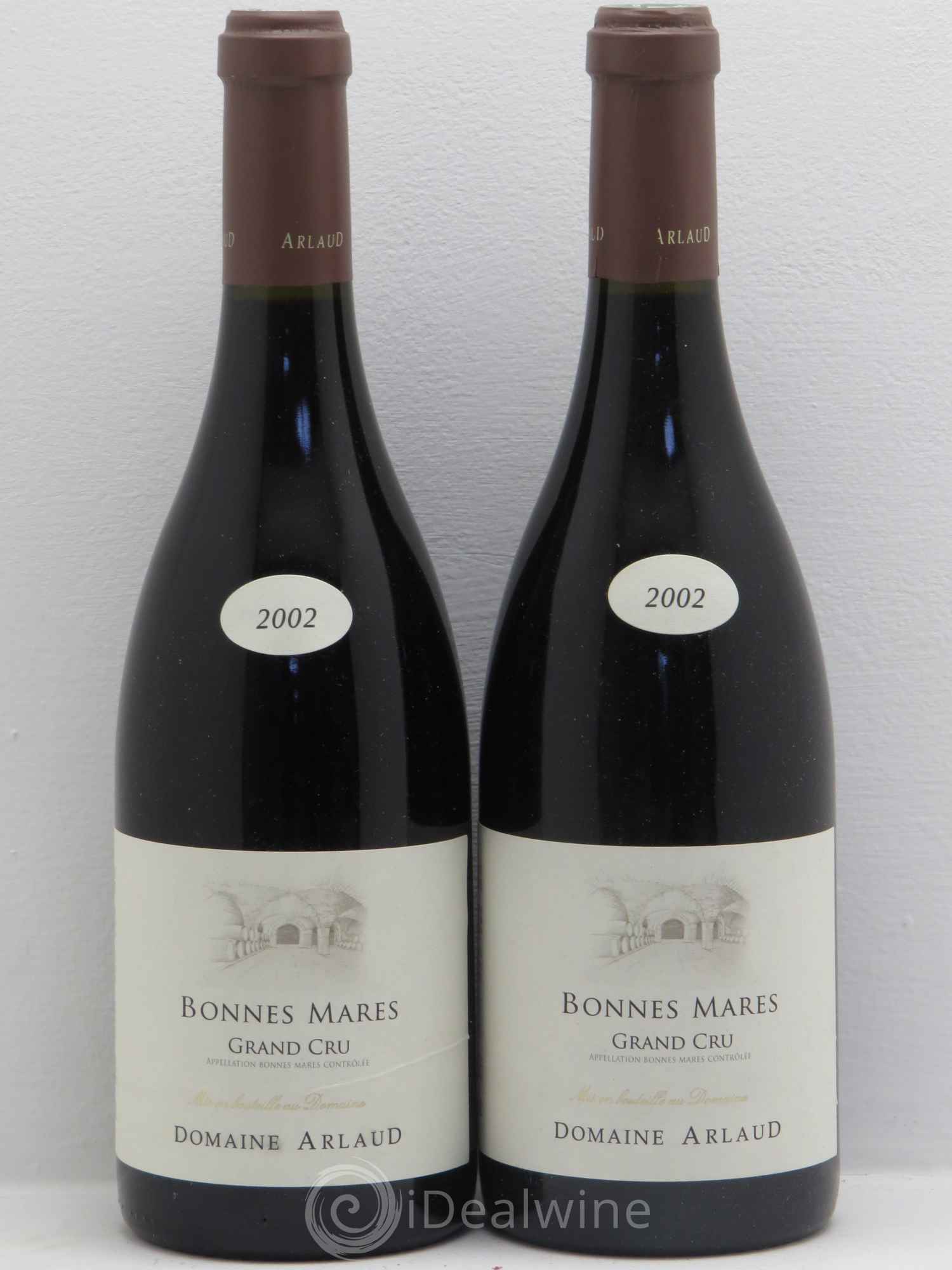 Bonnes-Mares Grand Cru Arlaud (sans prix de réserve) 2002 - Lot de 2 bouteilles - 0