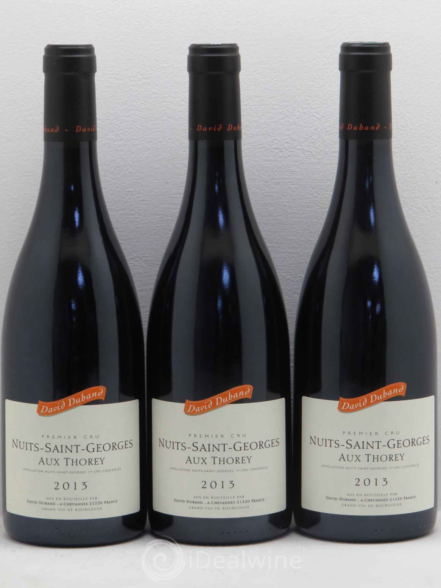 Nuits-Saint-Georges 1er Cru David Duband (sans prix de réserve) 2013 - Posten von 3 Flaschen - 0