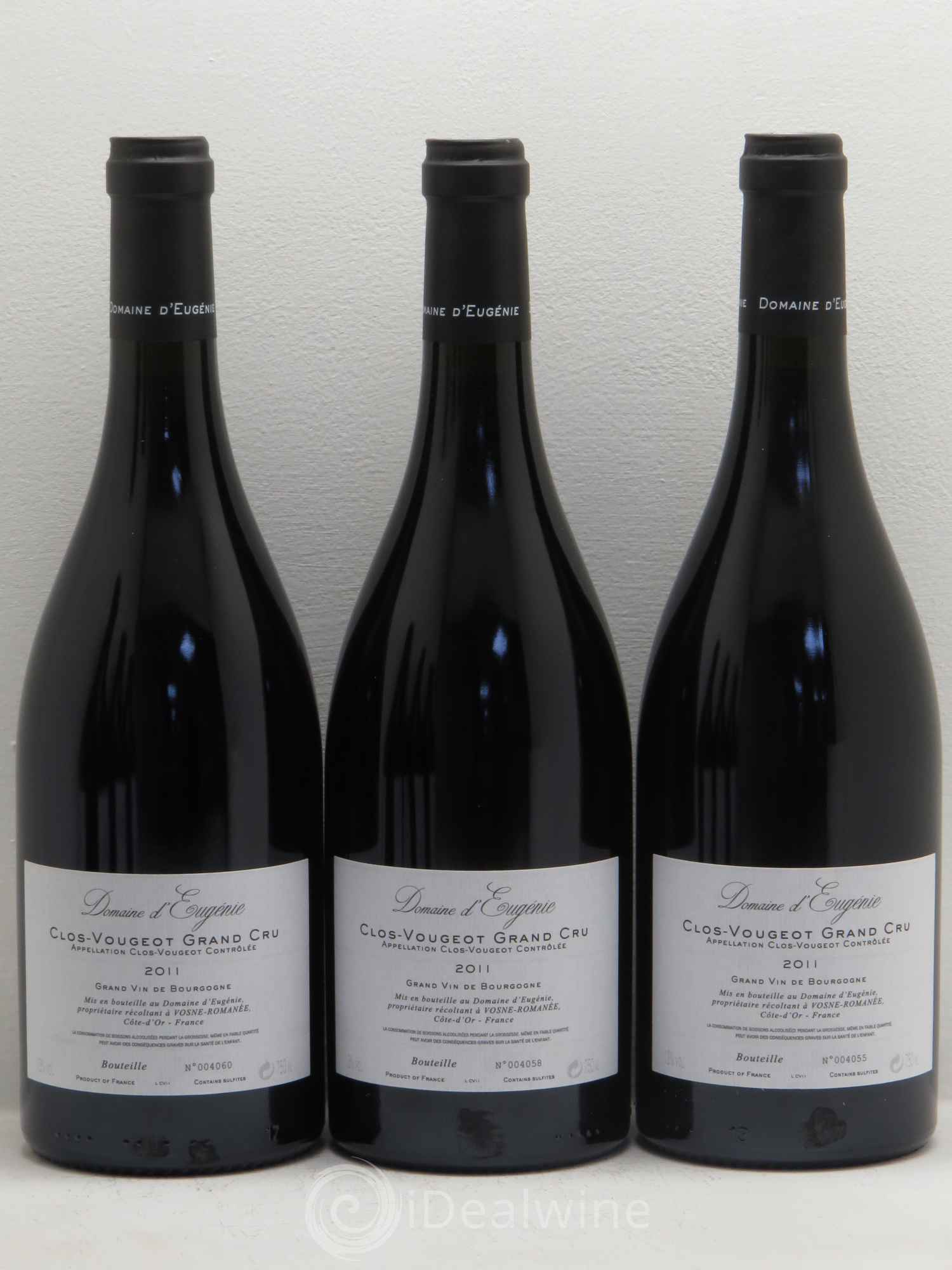 Clos de Vougeot Grand Cru Domaine René Engel - Domaine Eugénie (sans prix de réserve) 2011 - Lot de 6 bouteilles - 2