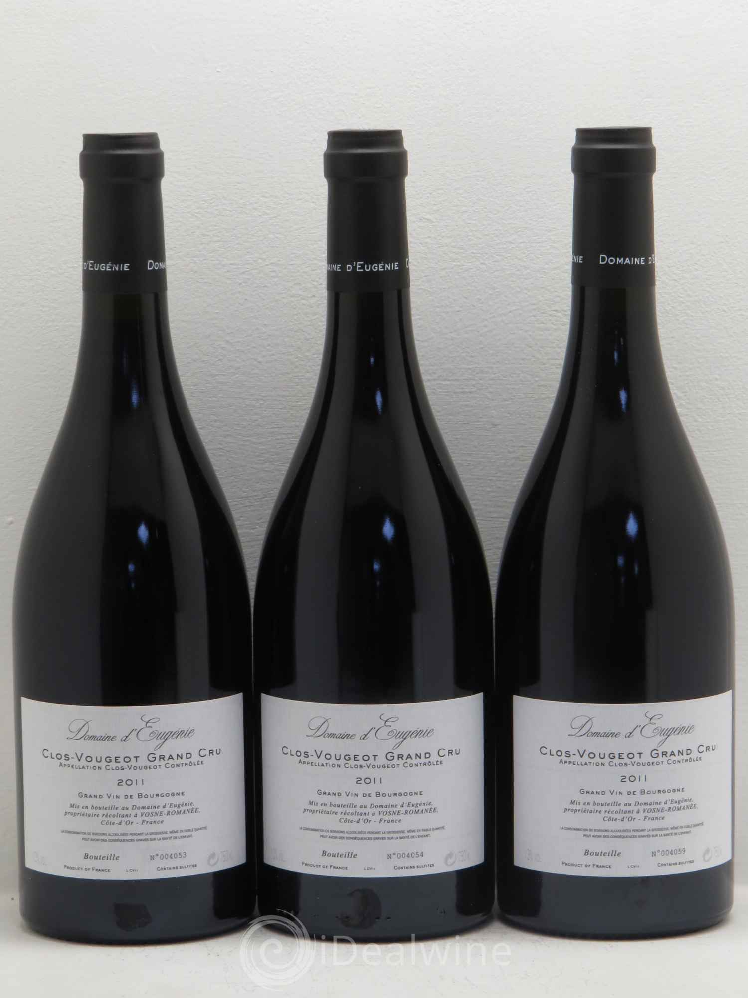 Clos de Vougeot Grand Cru Domaine René Engel - Domaine Eugénie (sans prix de réserve) 2011 - Lot de 6 bouteilles - 4