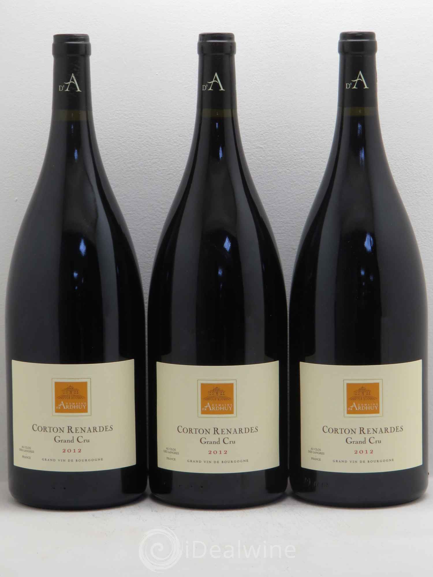 Corton Grand Cru (sans prix de réserve) 2012 - Lot de 3 magnums - 0