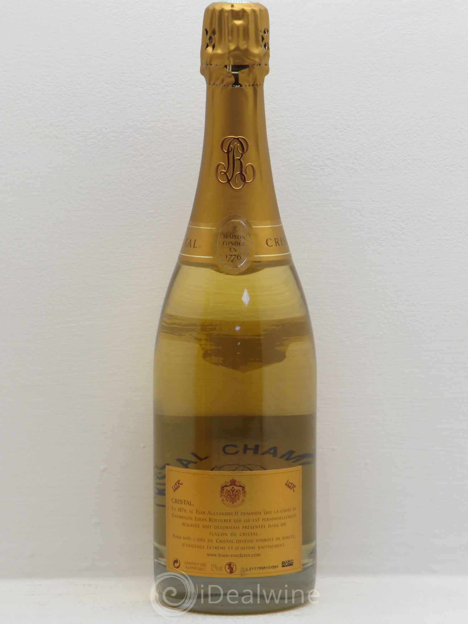 Cristal Louis Roederer (sans prix de réserve) 2007 - Lot de 6 bouteilles - 1