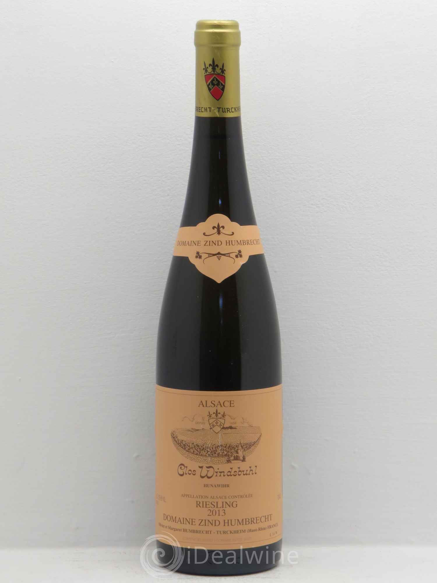Alsace Riesling Clos Windsbuhl Zind-Humbrecht (Domaine) Hunawihr (sans prix de réserve) 2013 - Posten von 6 Flaschen - 0