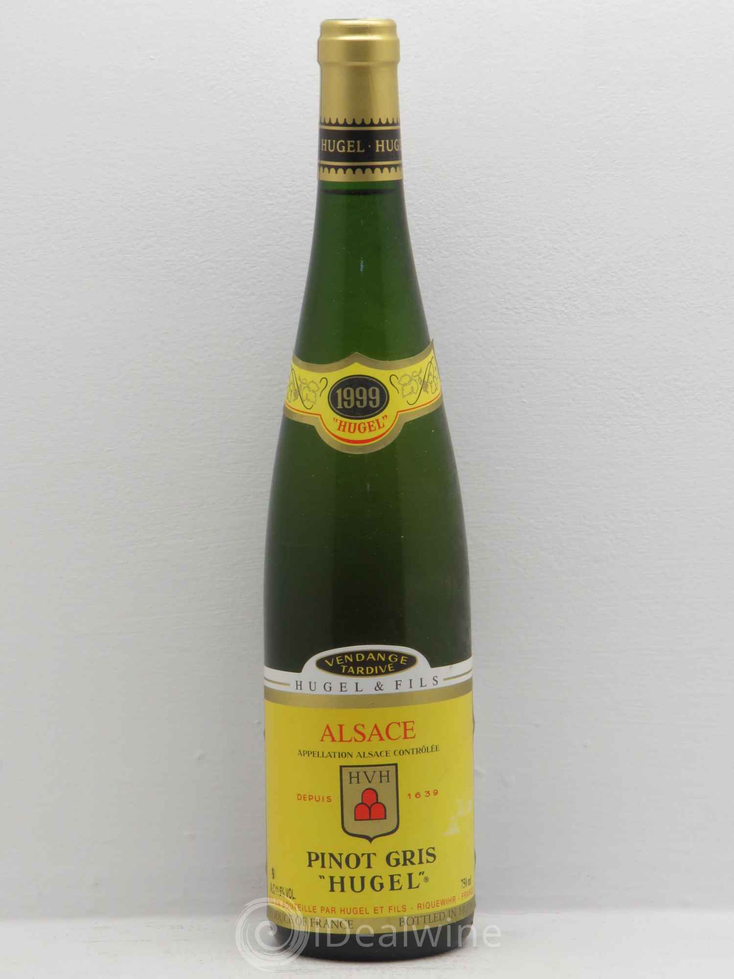 Pinot Gris Vendanges Tardives Hugel (Domaine) (senza prezzo di riserva) 1999 - Lotto di 6 bottiglie - 0