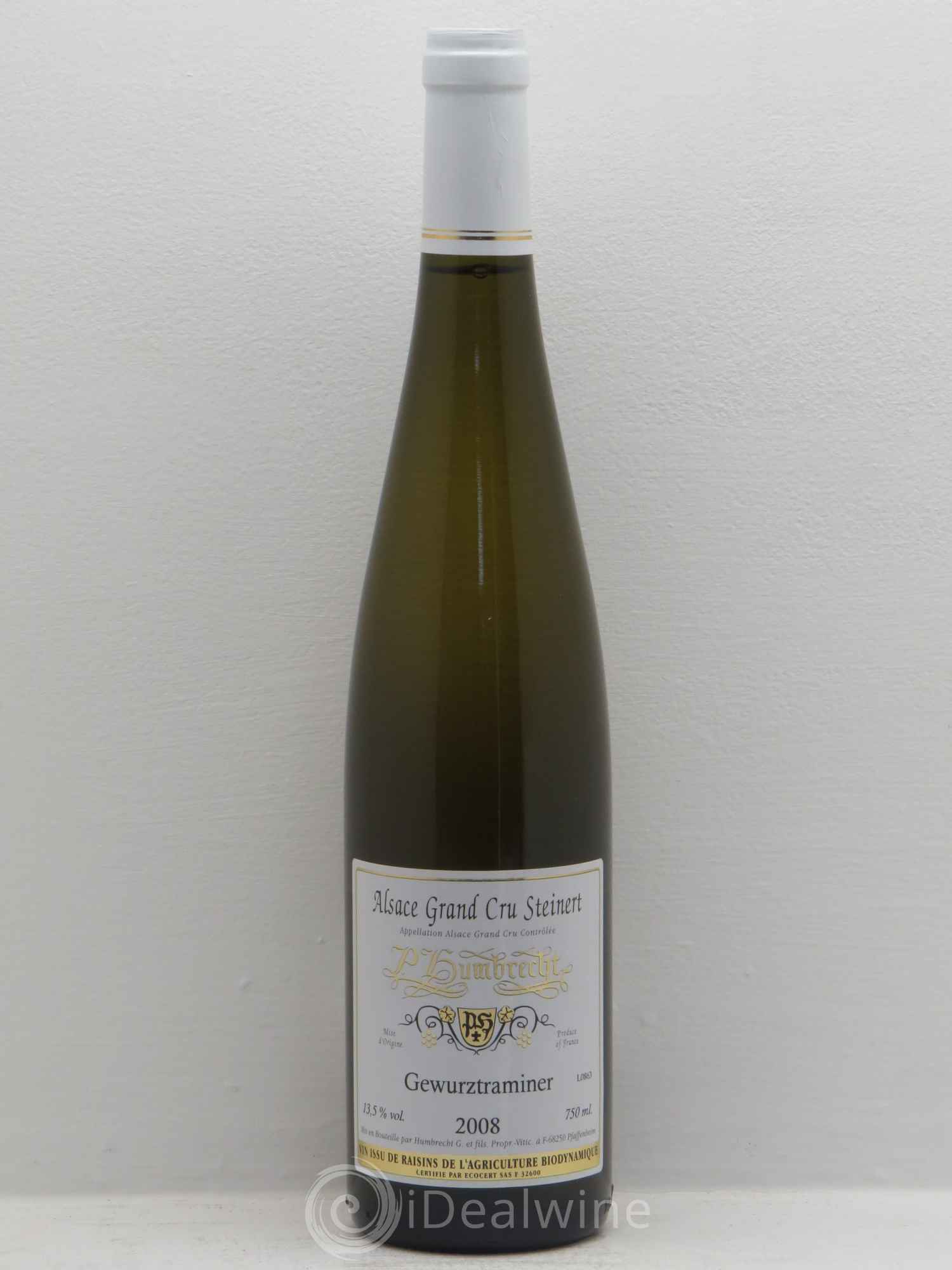 Gewurztraminer Grand Cru Domaine Humbrecht (sans prix de réserve) 2008 - Posten von 6 Flaschen - 0