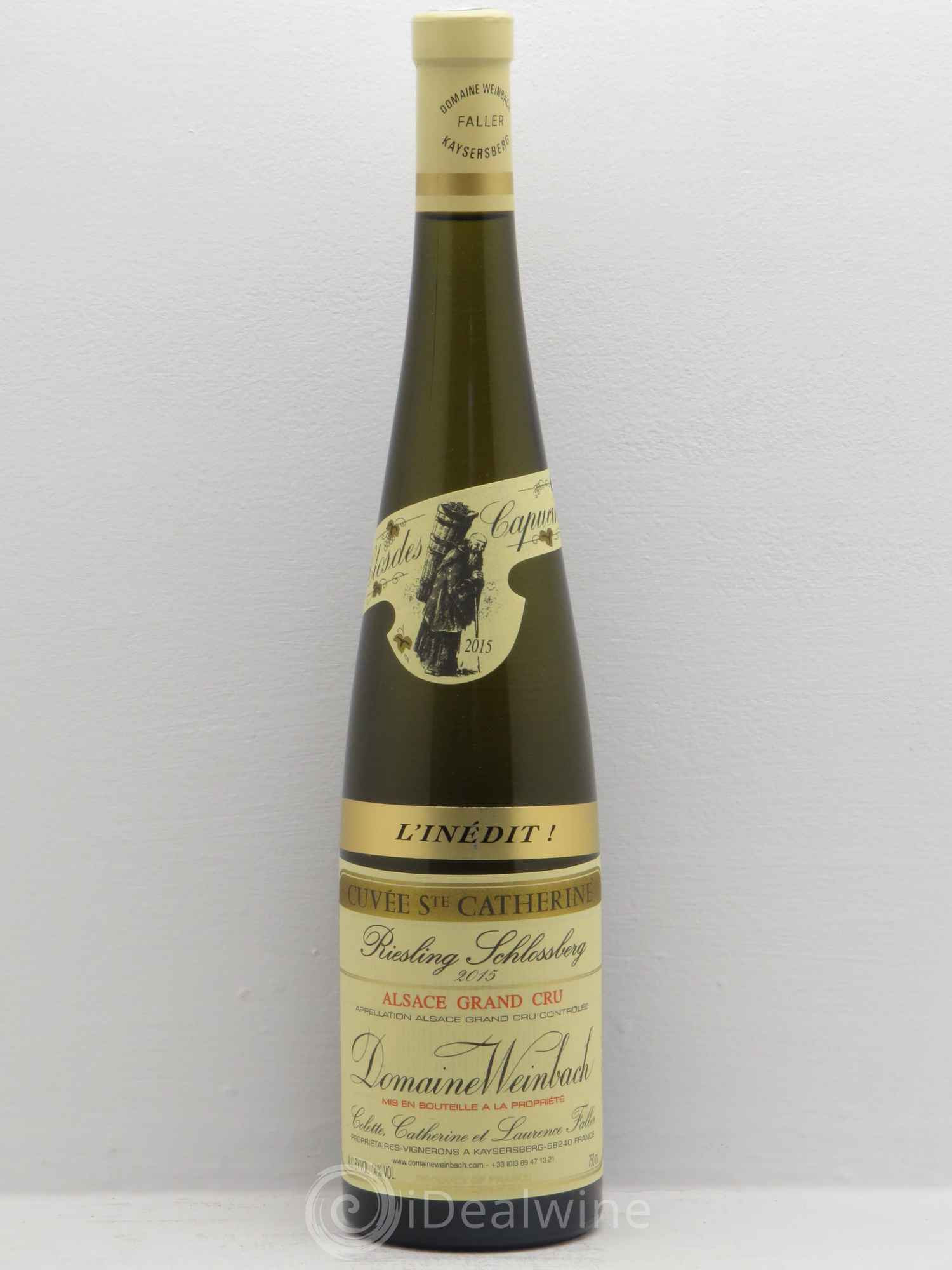 Alsace Riesling Grand Cru Schlossberg Cuvée Sainte Catherine l'Inédit Weinbach (Domaine) (sans prix de réserve) 2015 - Lot de 6 bouteilles - 0
