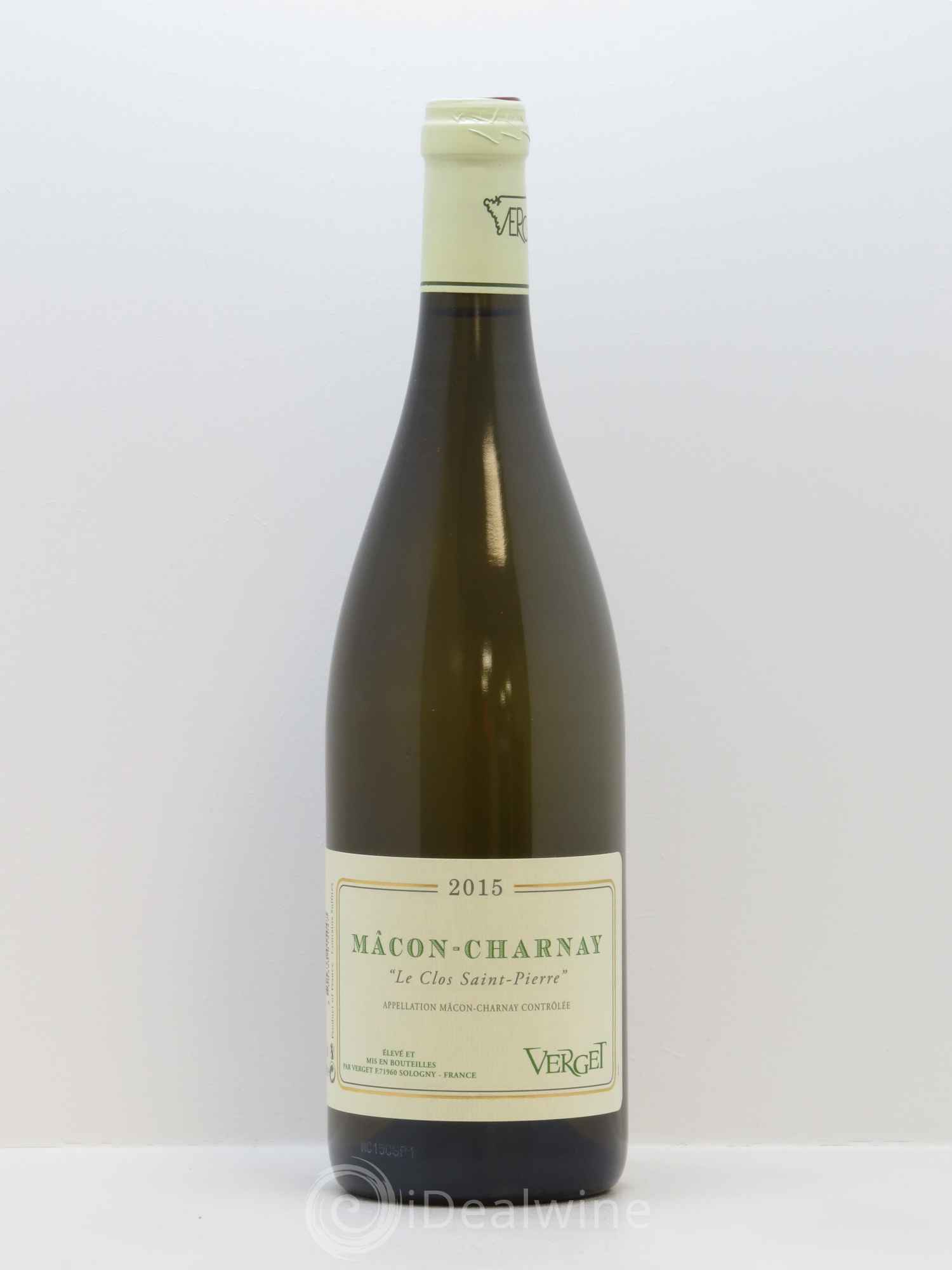 Mâcon-Charnay Le Clos Saint-Pierre Verget 2015 - Lot de 1 bouteille - 0