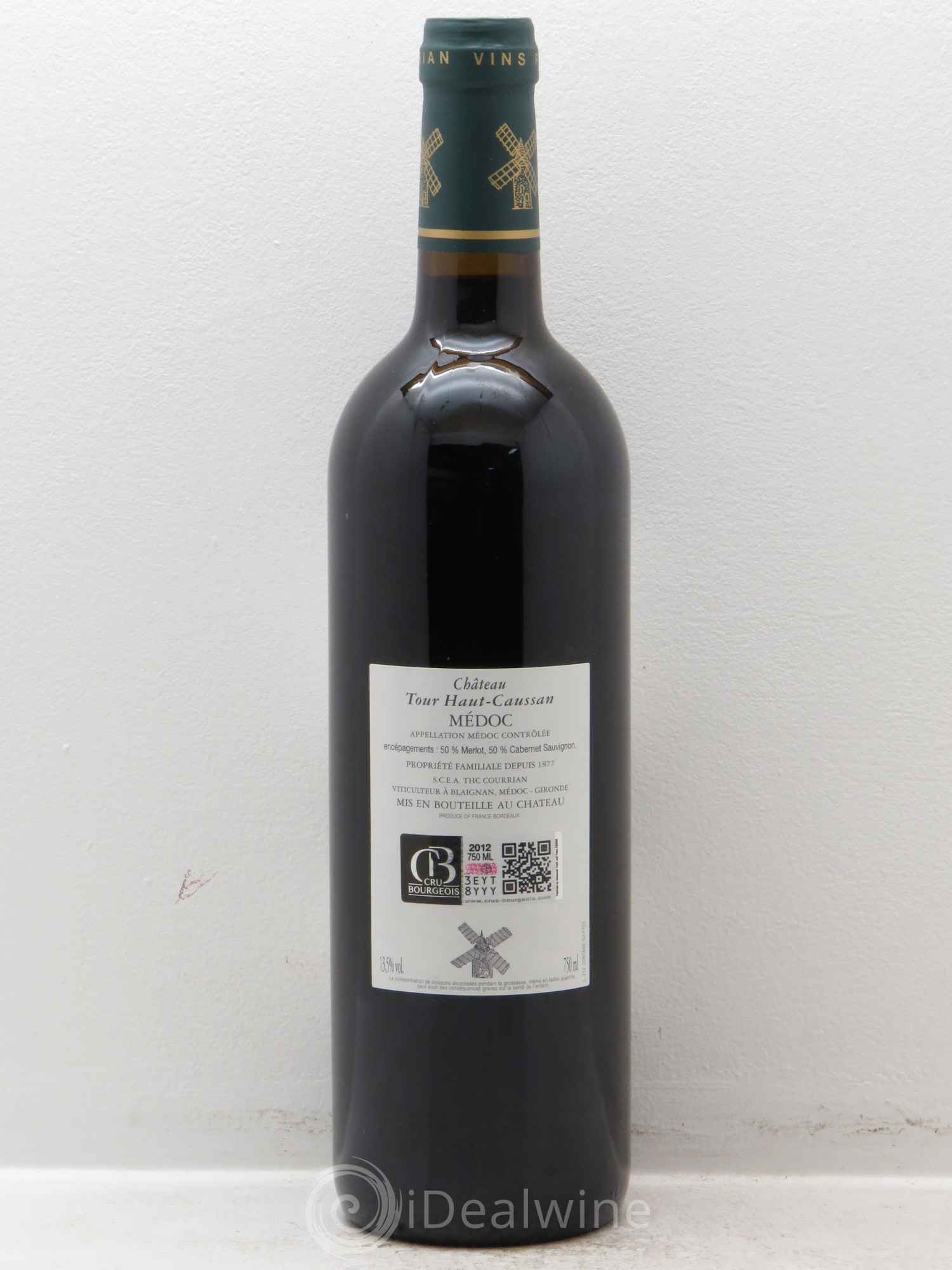 Château Tour Haut-Caussan Cru Bourgeois 2012 - Lot de 1 bouteille - 1