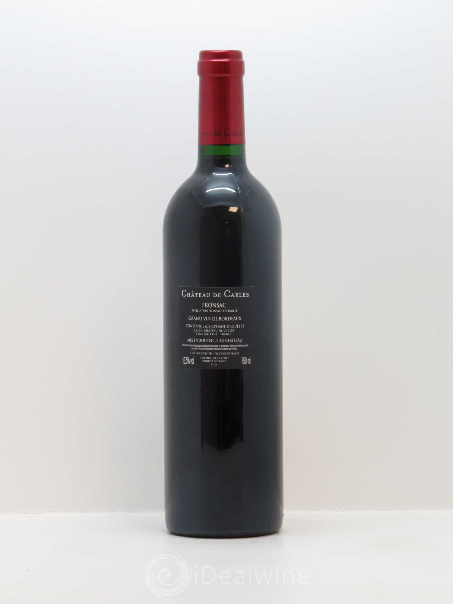 Château de Carles 2012 - Lot de 1 bouteille - 1