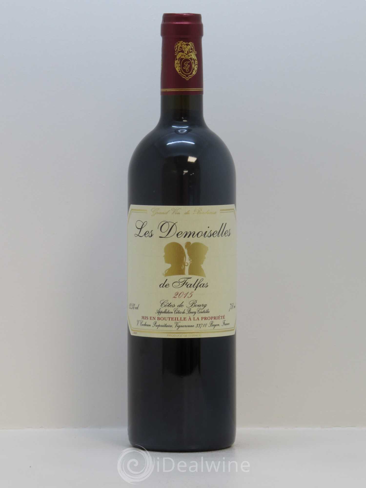Château Les Demoiselles de Falfas 2015 - Lot de 1 bouteille - 0