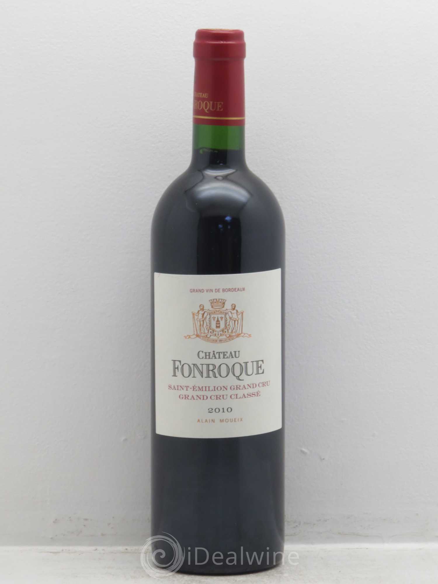 Château Fonroque Grand Cru Classé 2010 - Lot de 1 bouteille - 0