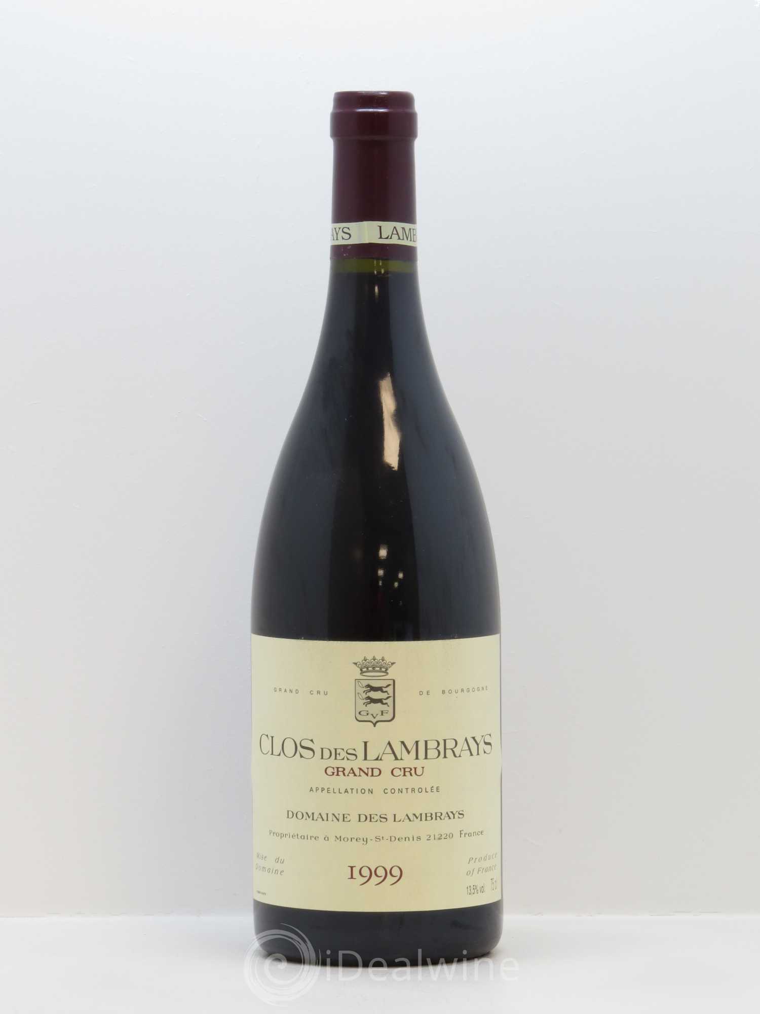 Clos des Lambrays Grand Cru Domaine des Lambrays 1999 - Lot de 1 bouteille - 0