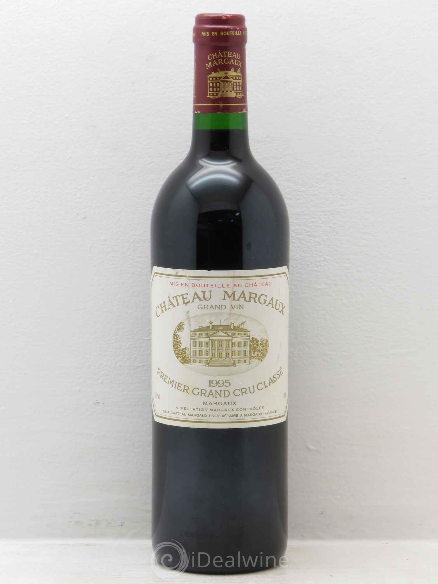Château Margaux 1er Grand Cru Classé 1995 - Lot de 1 bouteille - 0