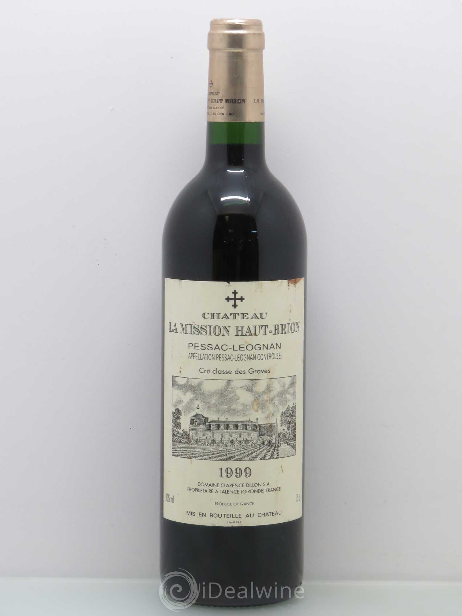 Château la Mission Haut-Brion Cru Classé de Graves 1999 - Lot de 1 bouteille - 0